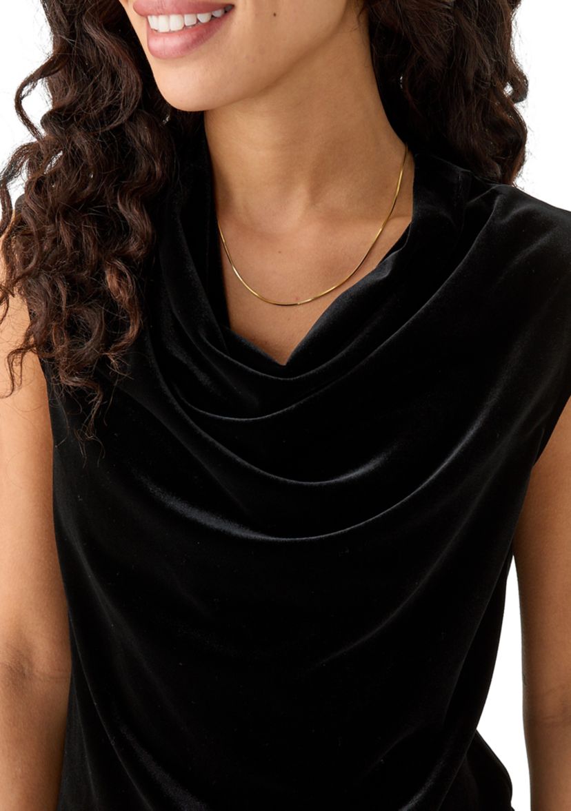 Petite Cowl Neck Top 