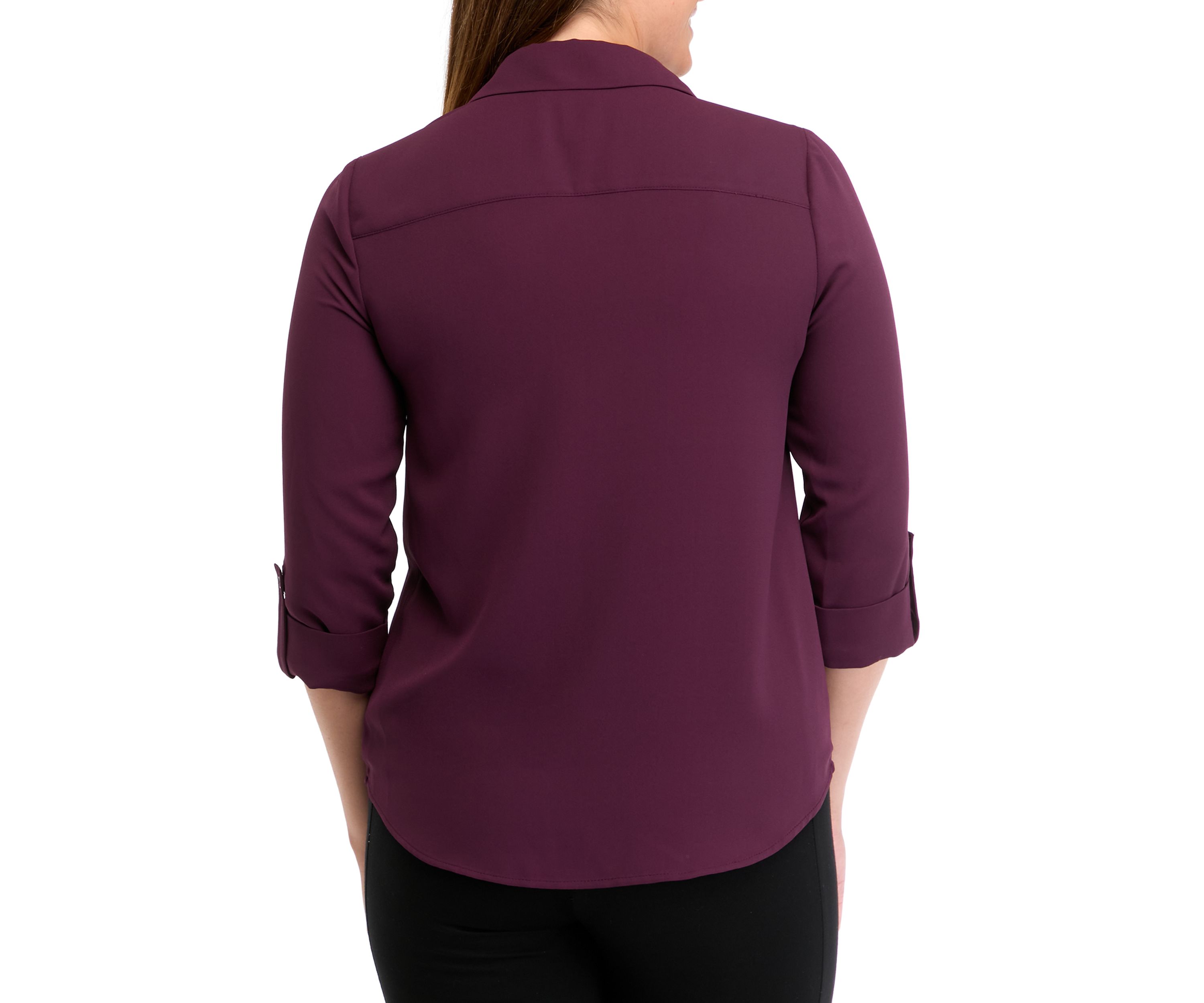 Womens Pleated Front Blouse