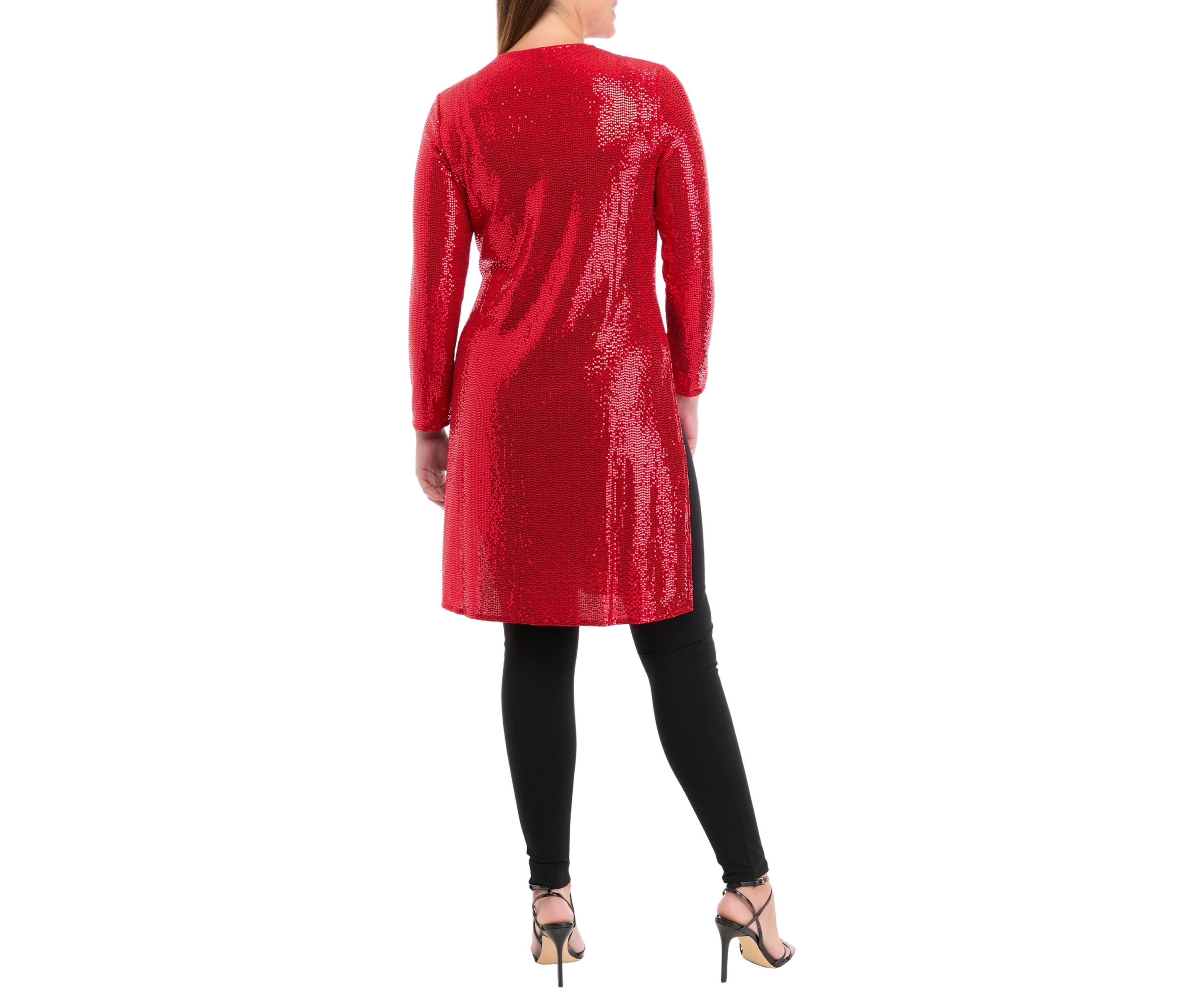 Womens Long Sleeve Shine Dot Short Jacket