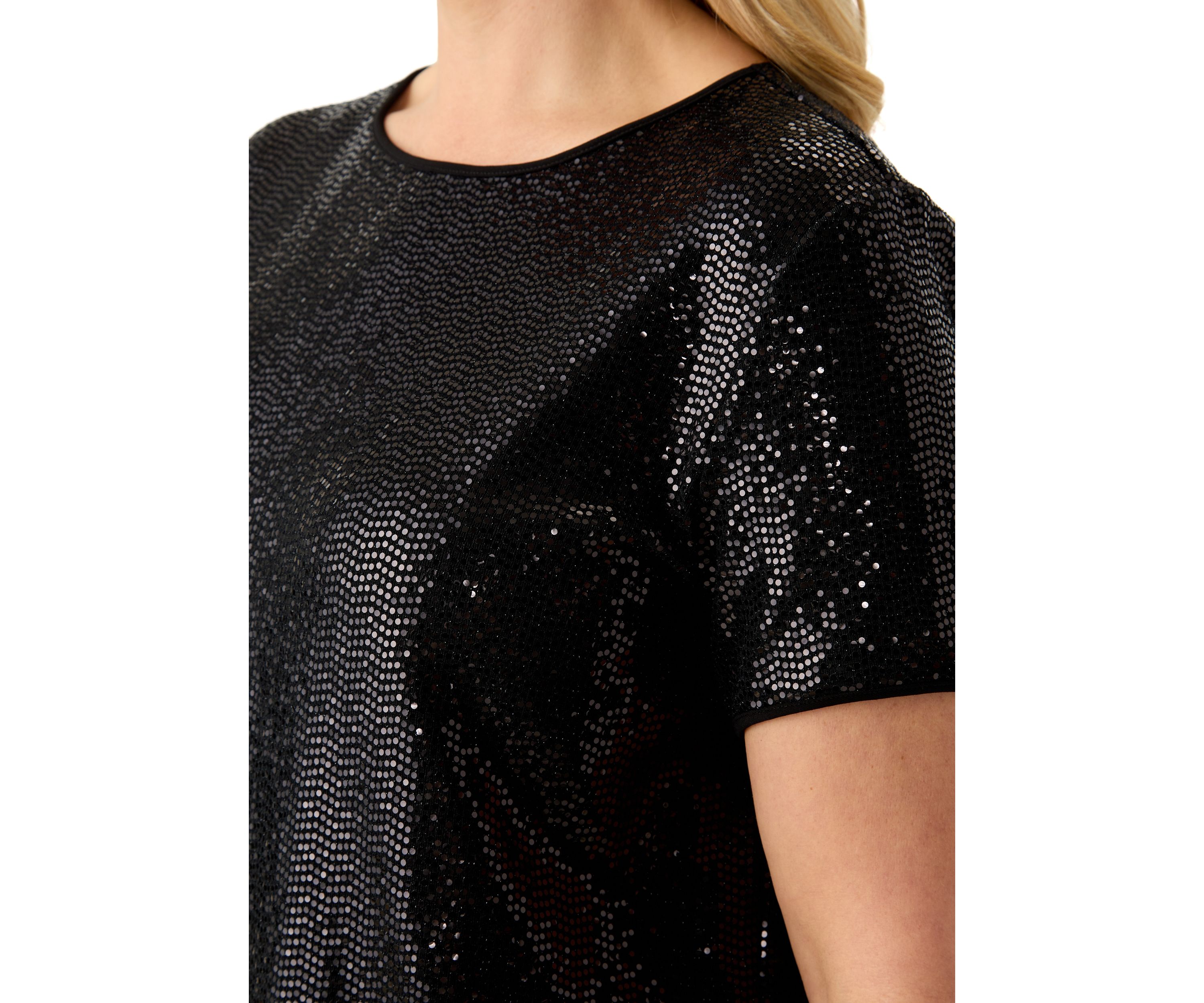 Plus Size Duster Shine Dot Top