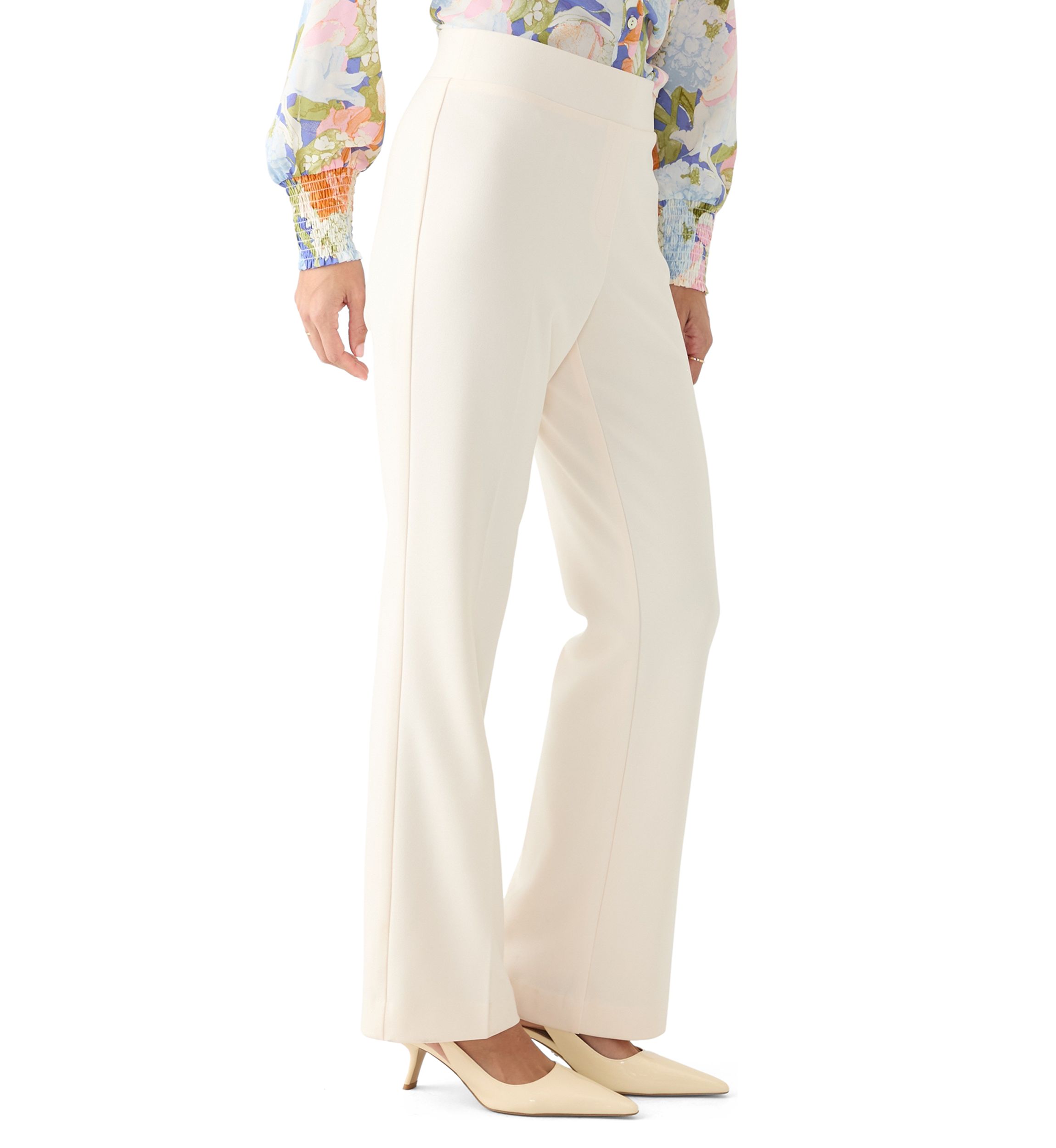 Petite Pull On Cool Crepe Trouser Pants