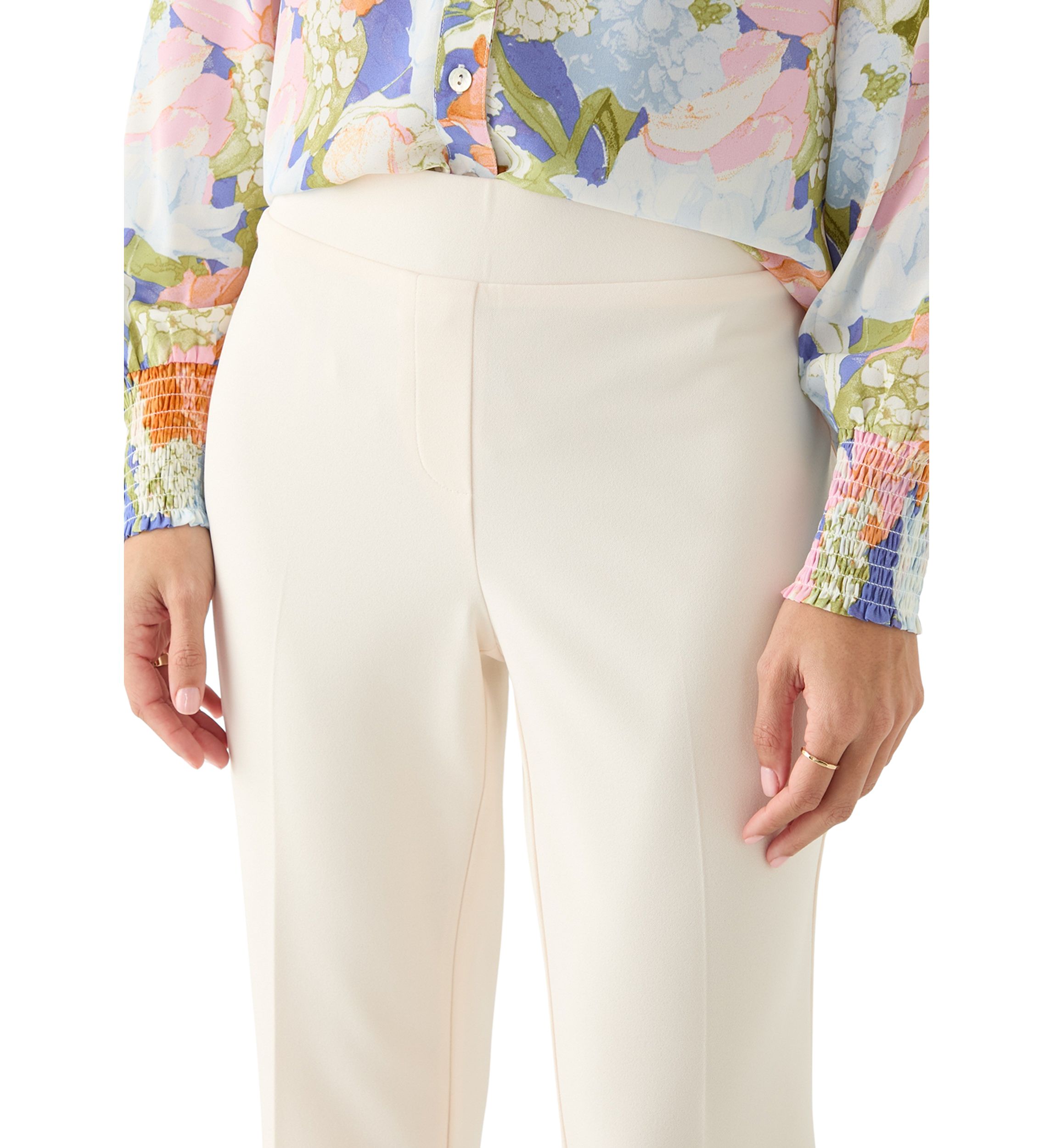 Petite Pull On Cool Crepe Trouser Pants