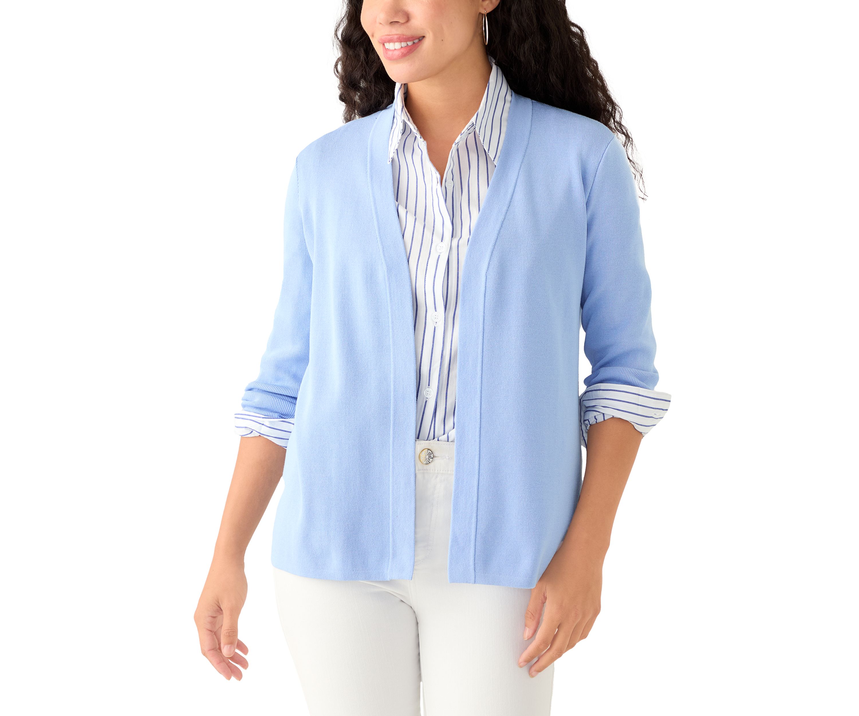 Petite Newport Kissing Front Cardigan