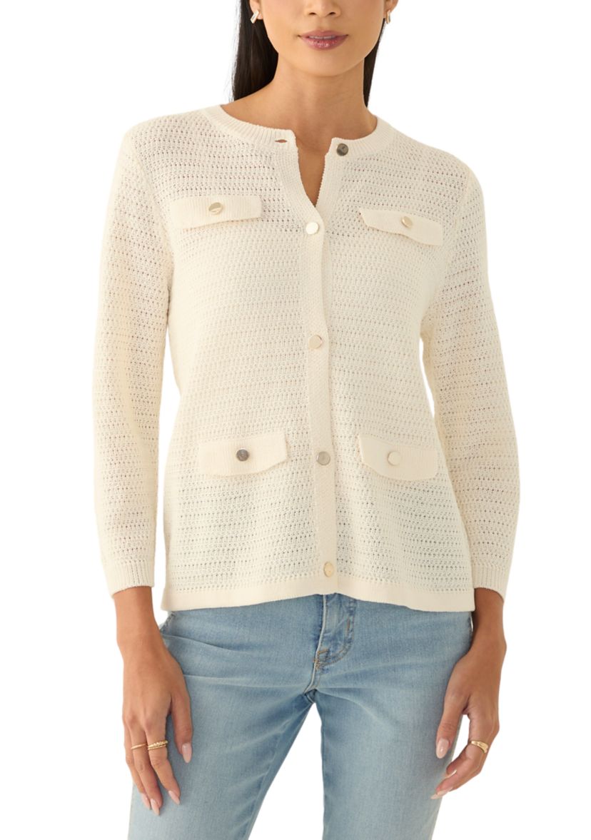 Petite Stitched Cardigan 
