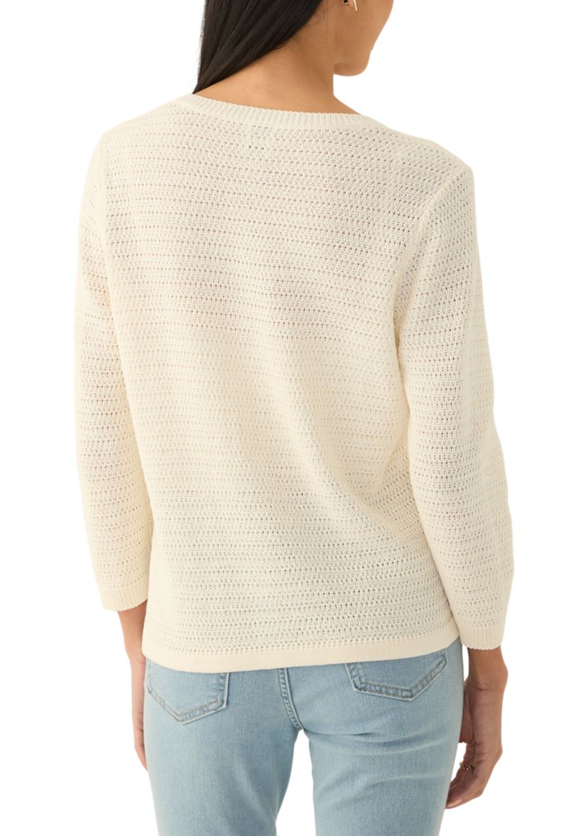 Petite Stitched Cardigan 