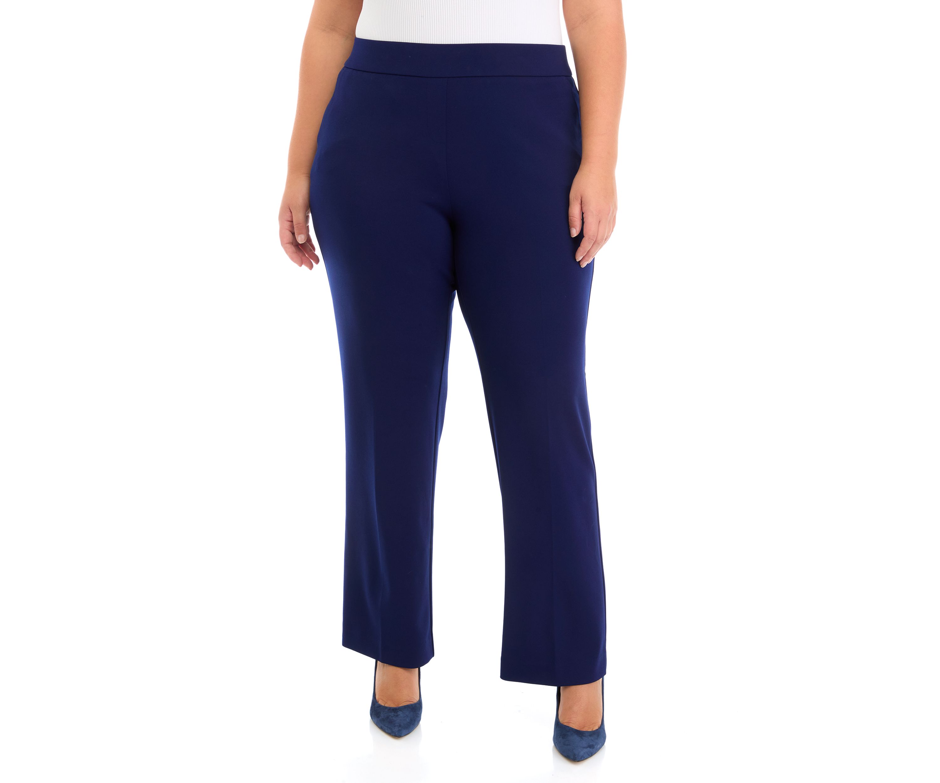 Plus Size Cool Crepe Trouser Pants