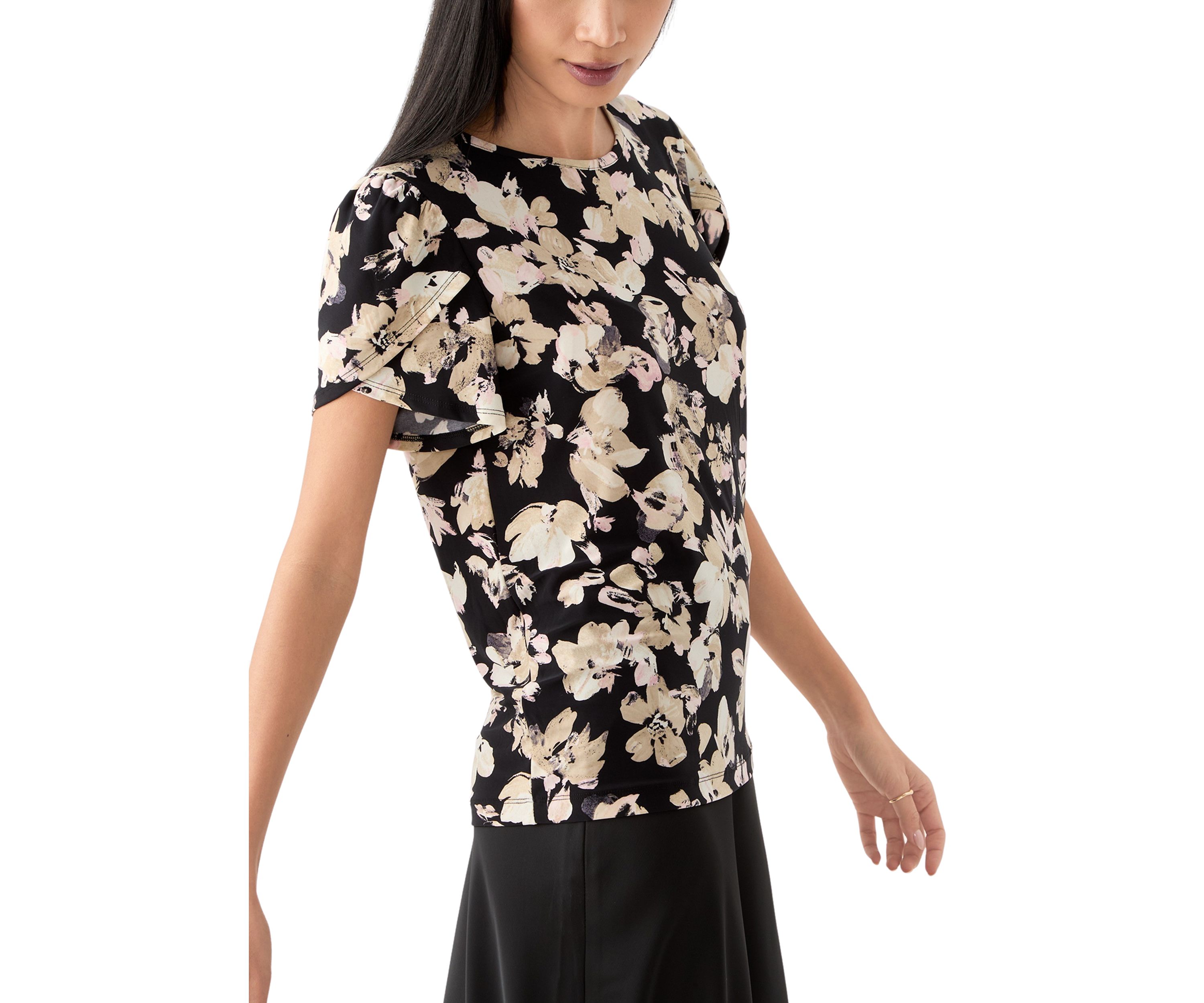 Petite Tulip Sleeve Top