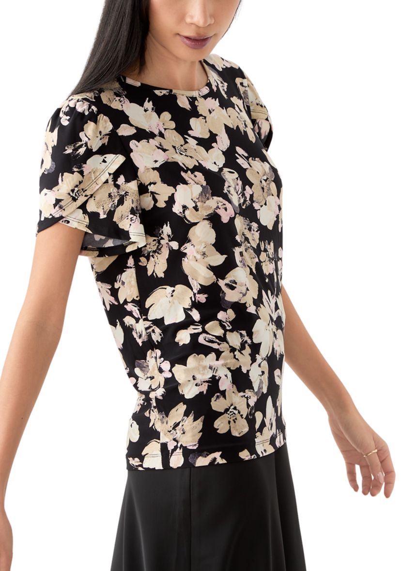 Petite Tulip Sleeve Top