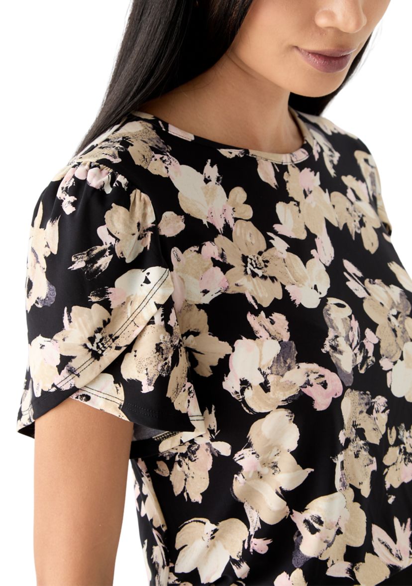 Petite Tulip Sleeve Top