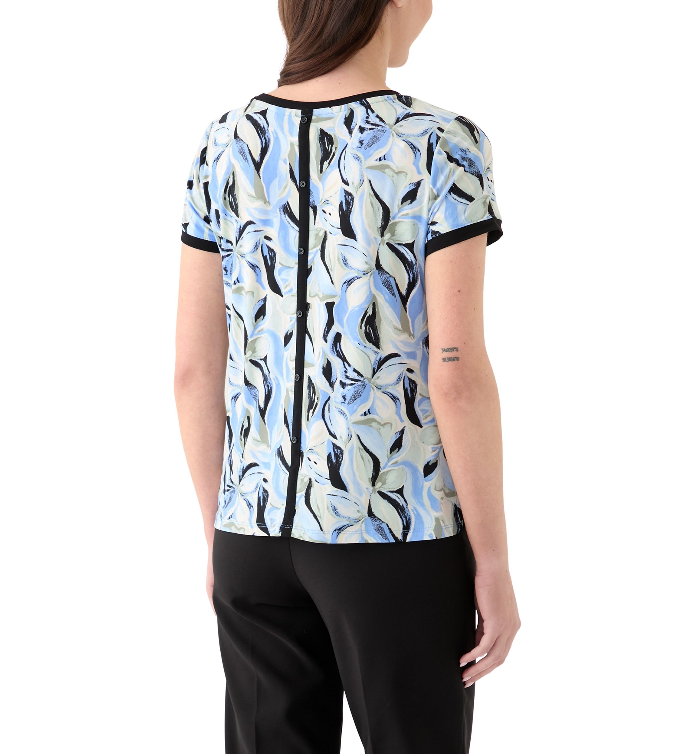 Petite Button Back Top 