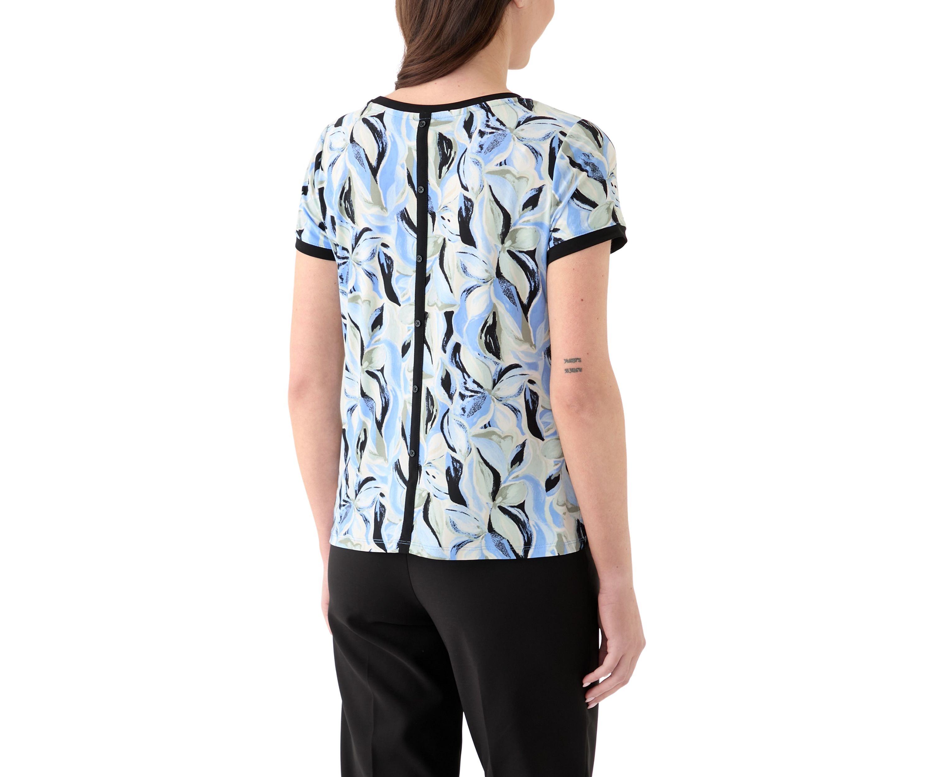 Petite Button Back Top 