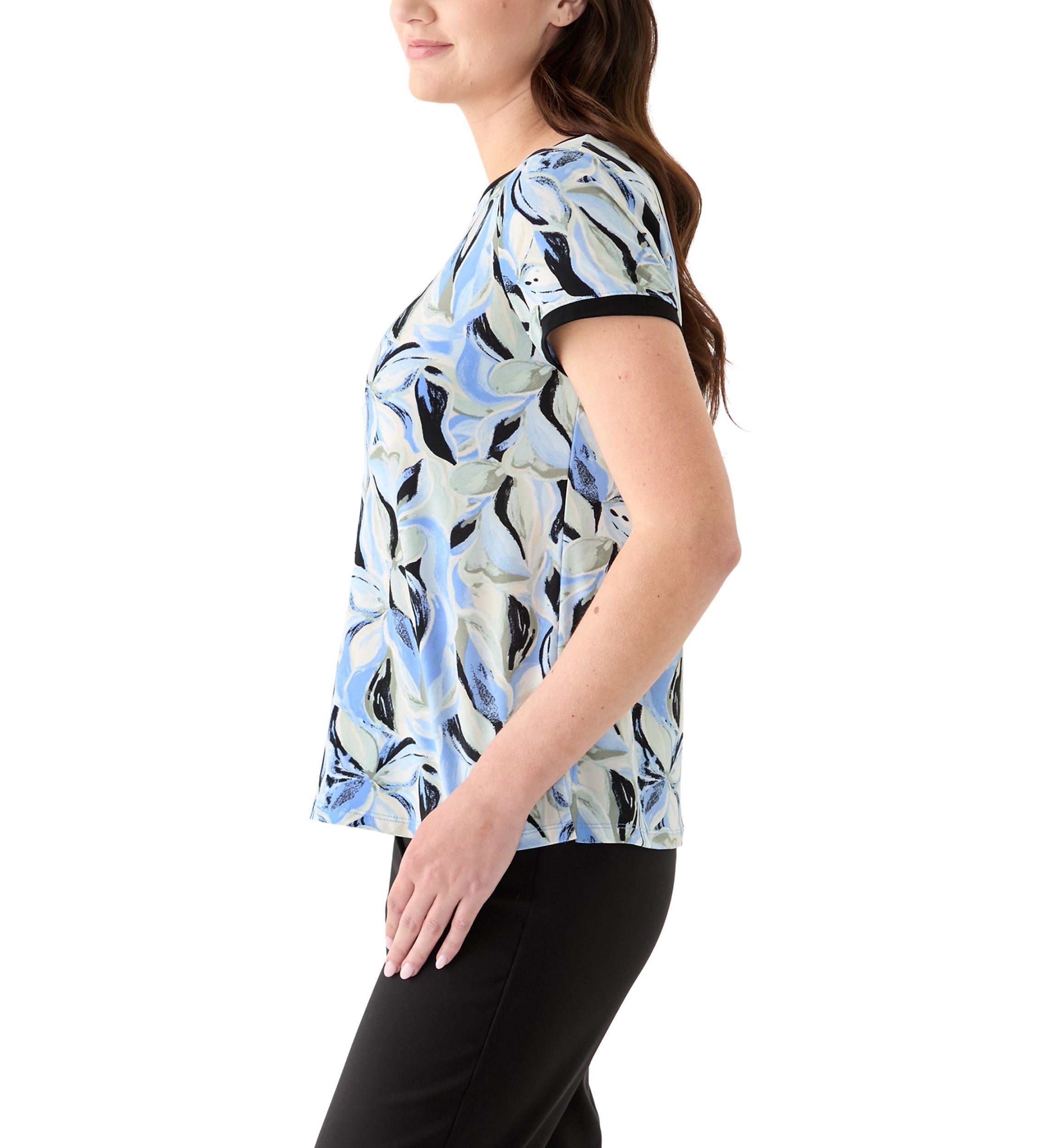 Petite Button Back Top 