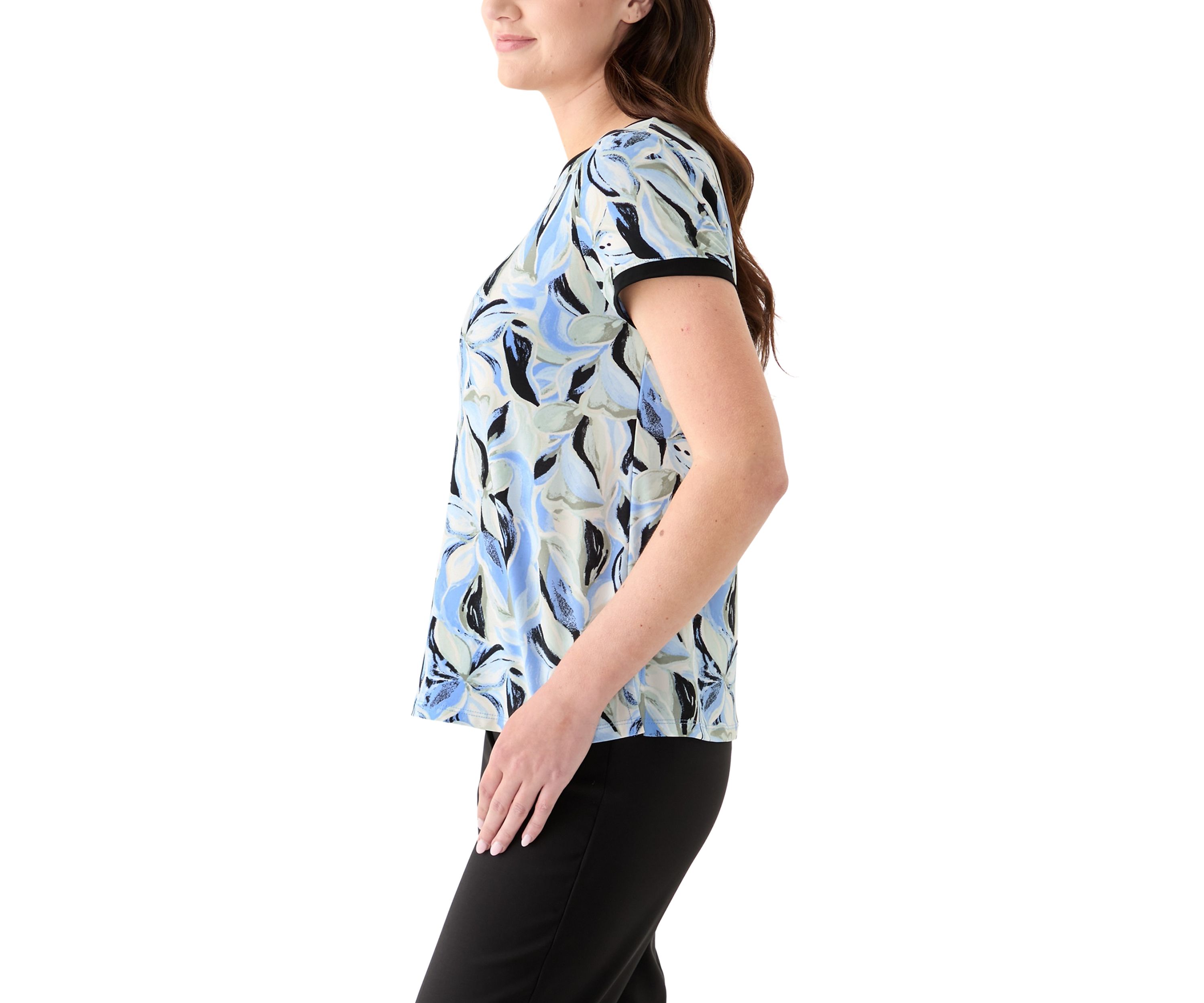 Petite Button Back Top 