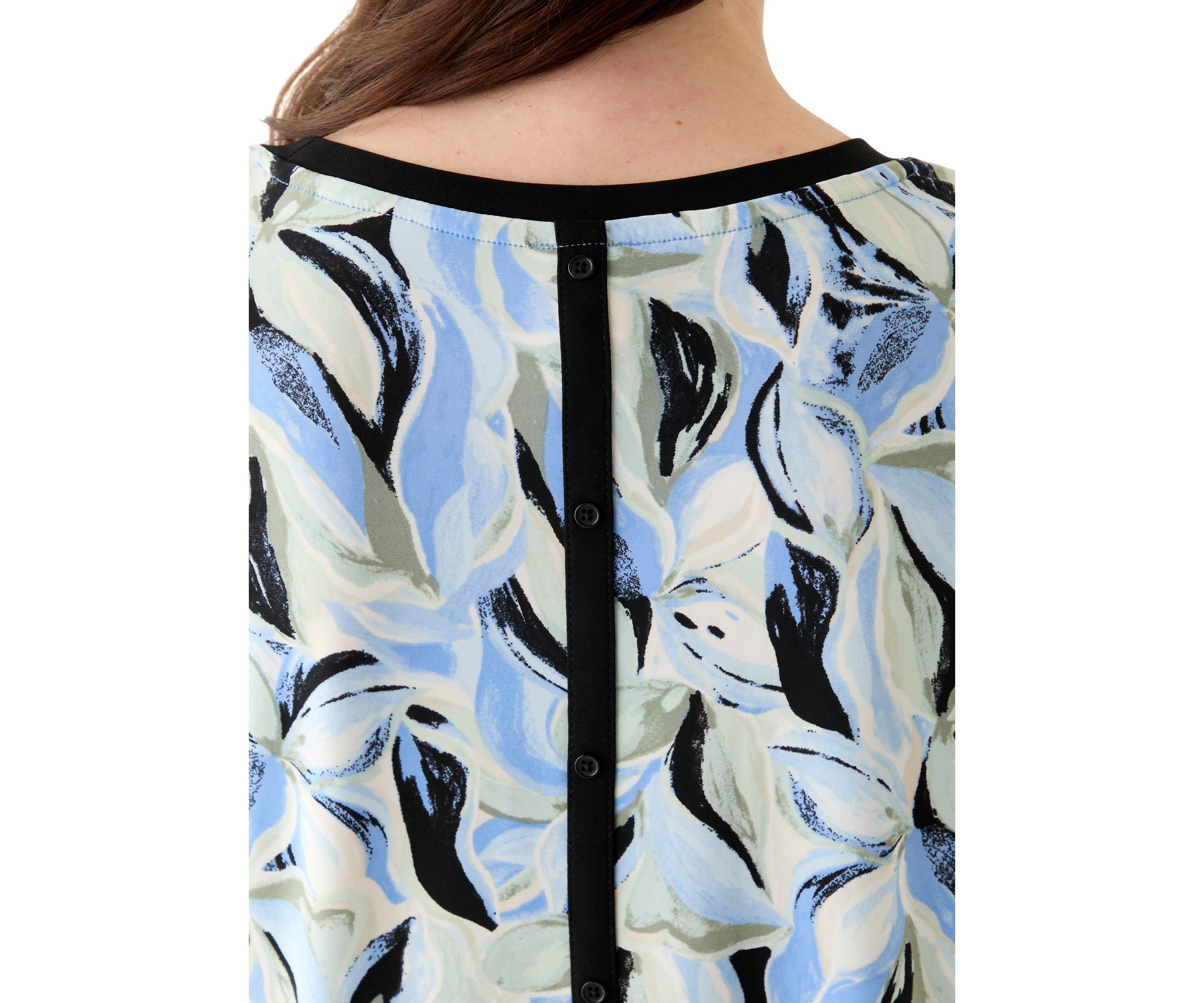 Petite Button Back Top 