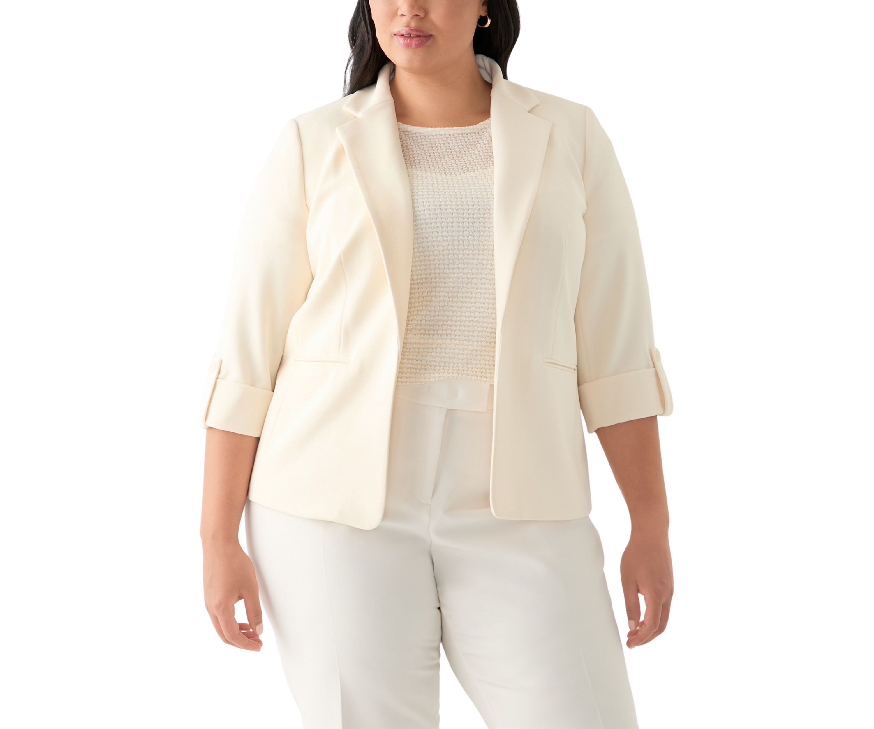 Plus Size Cool Crepe Jaccket