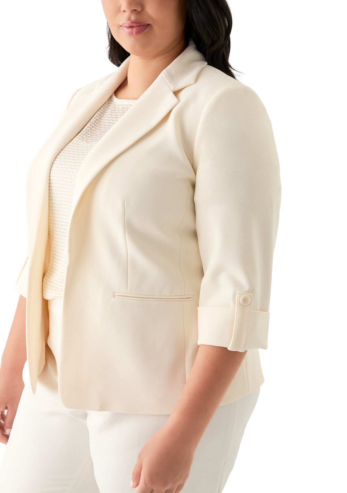 Plus Size Cool Crepe Jaccket