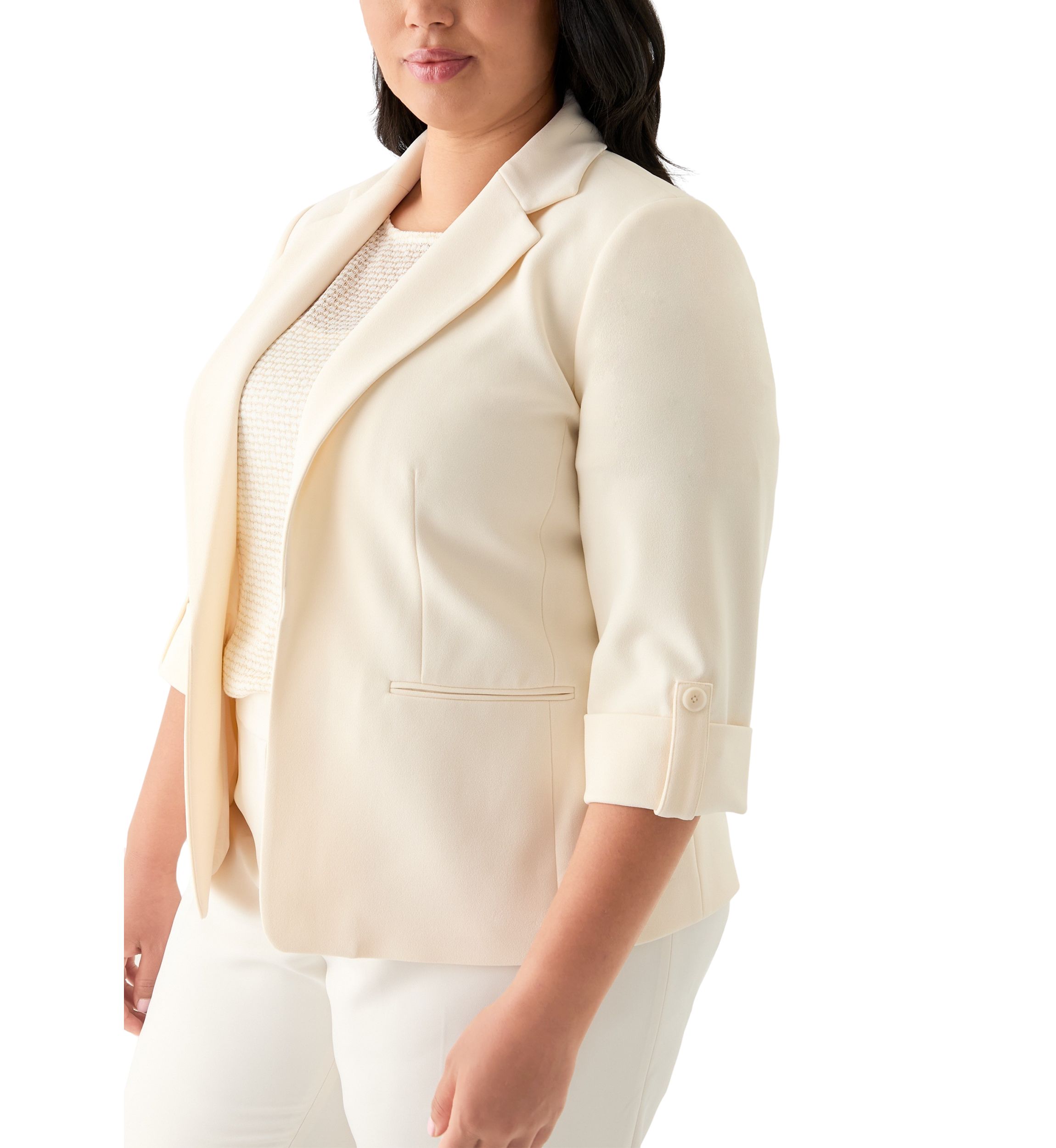 Plus Size Cool Crepe Jaccket