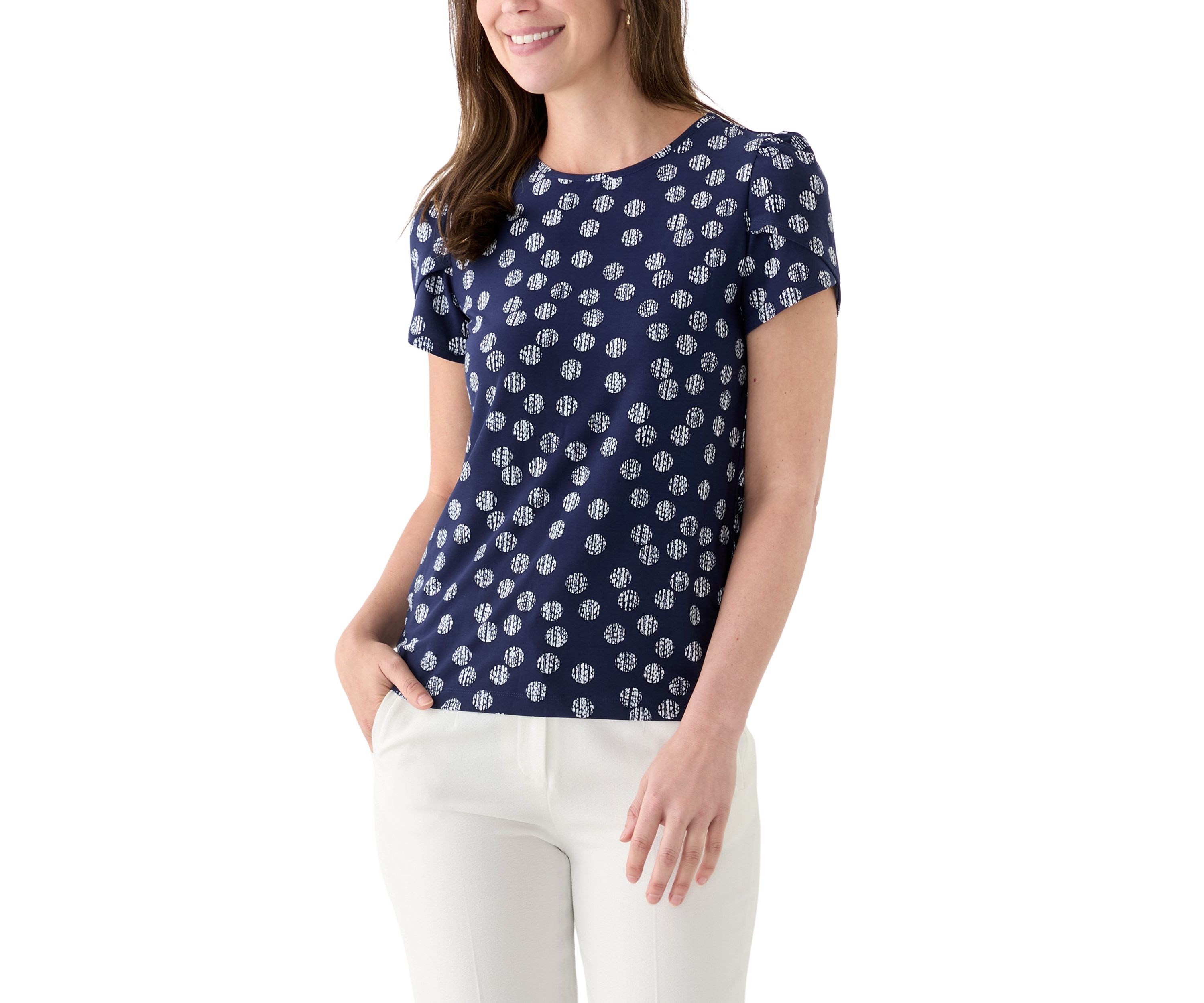 Womens Tulip Sleeve Top