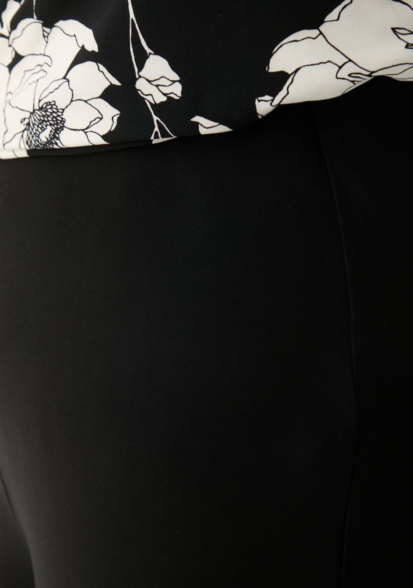 Petite Pull On Knit Wide Leg Cropped Pants