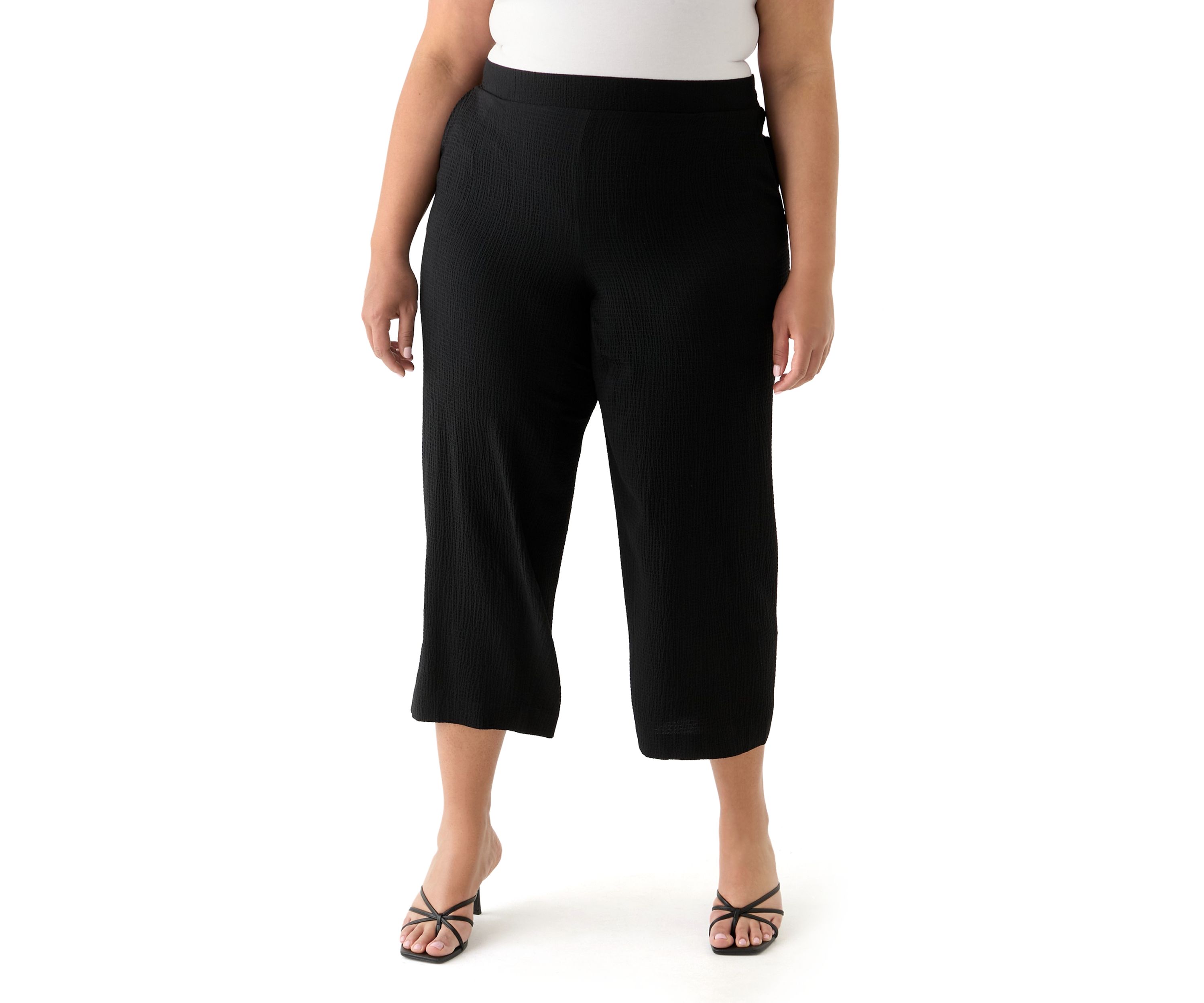 Plus Size Pull On Side Seam Pants