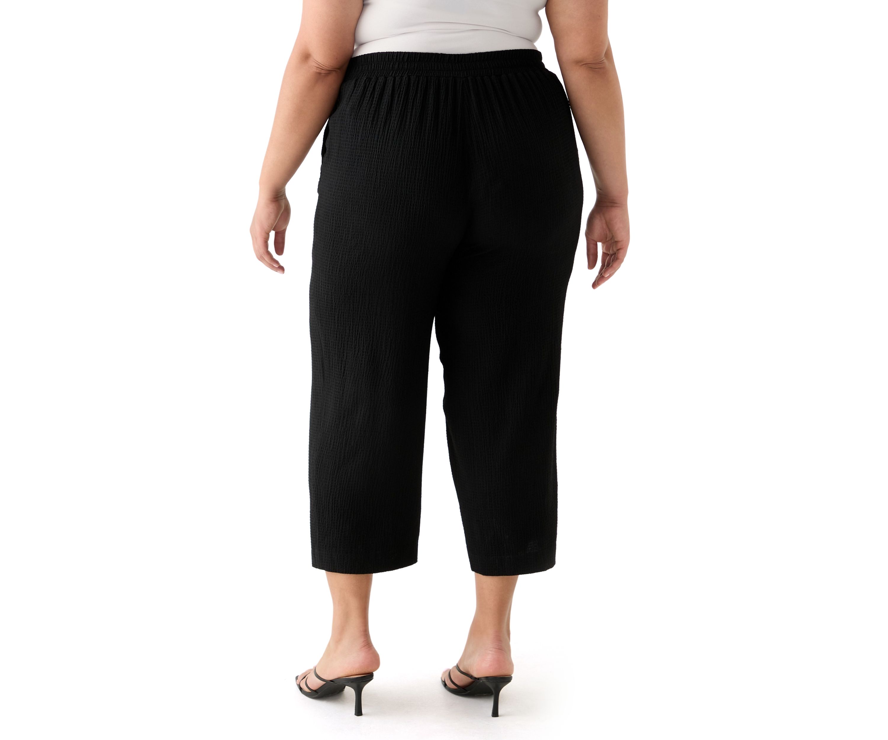 Plus Size Pull On Side Seam Pants