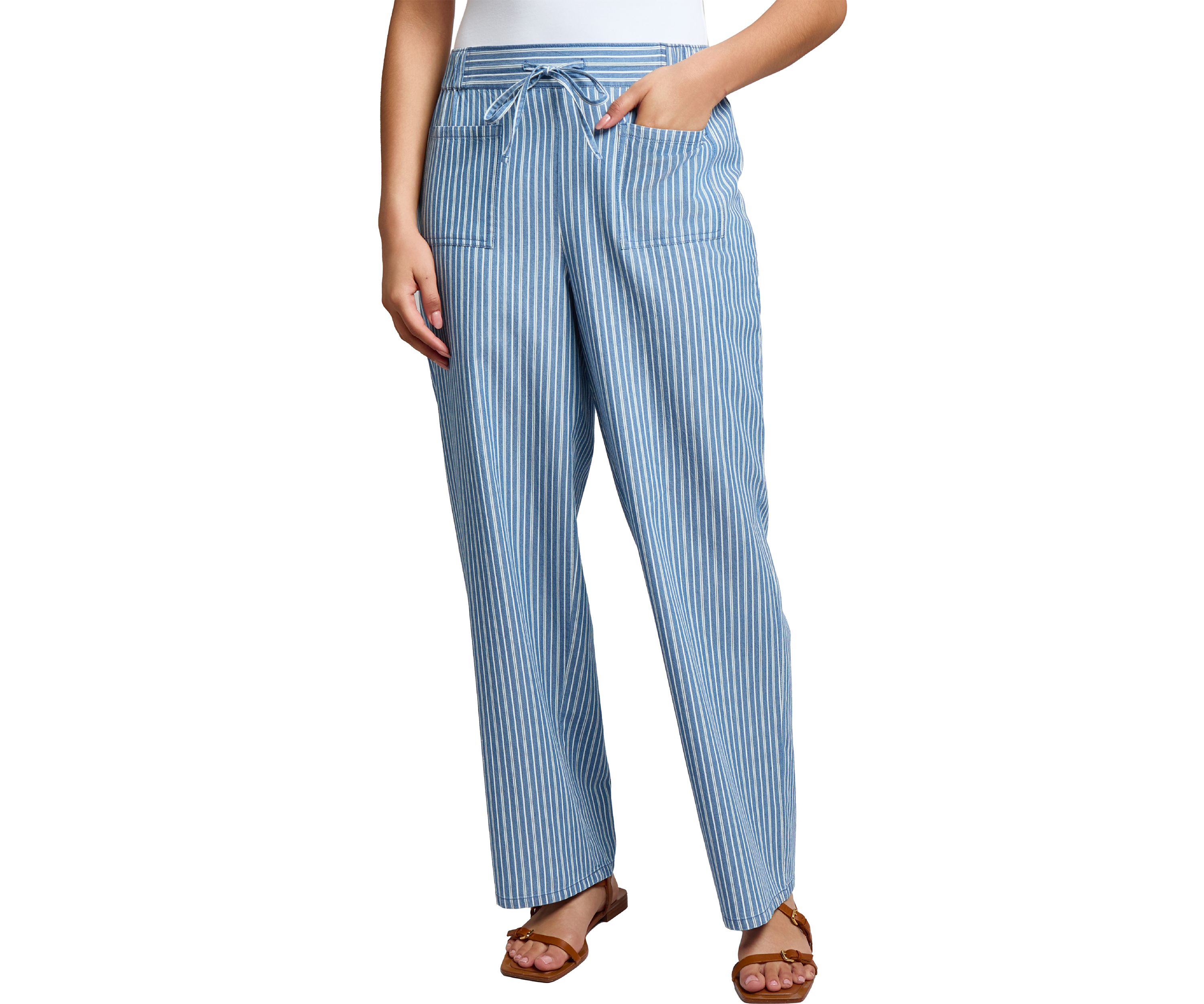 Petite Double Patch Pocket Pants