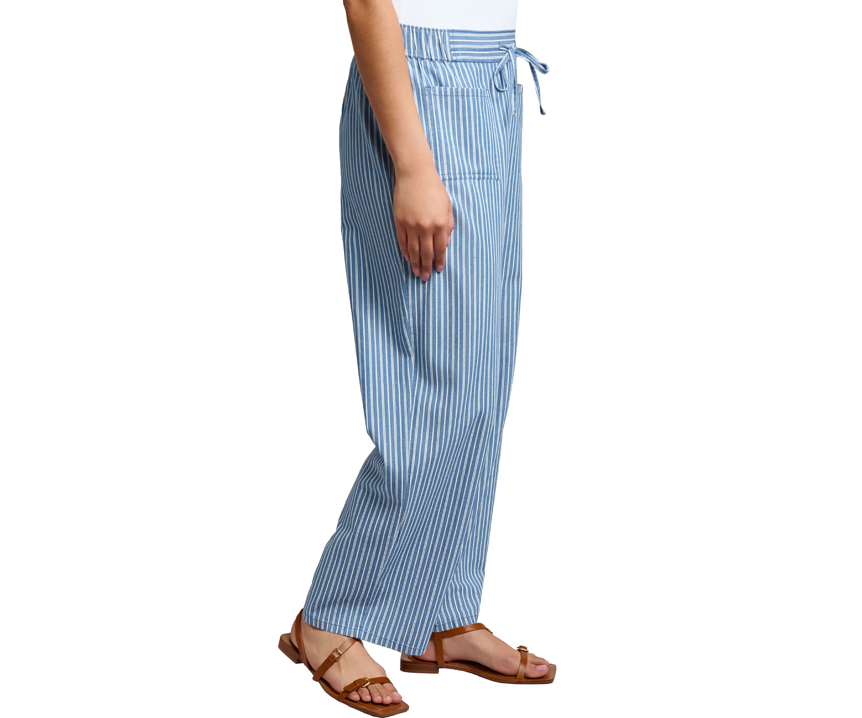Petite Double Patch Pocket Pants
