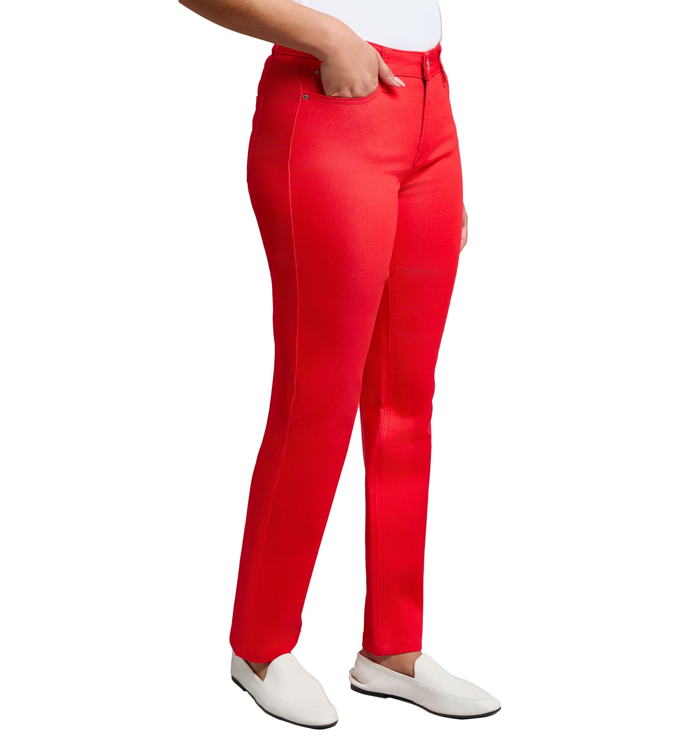 Petite Lexington Straight Jeans