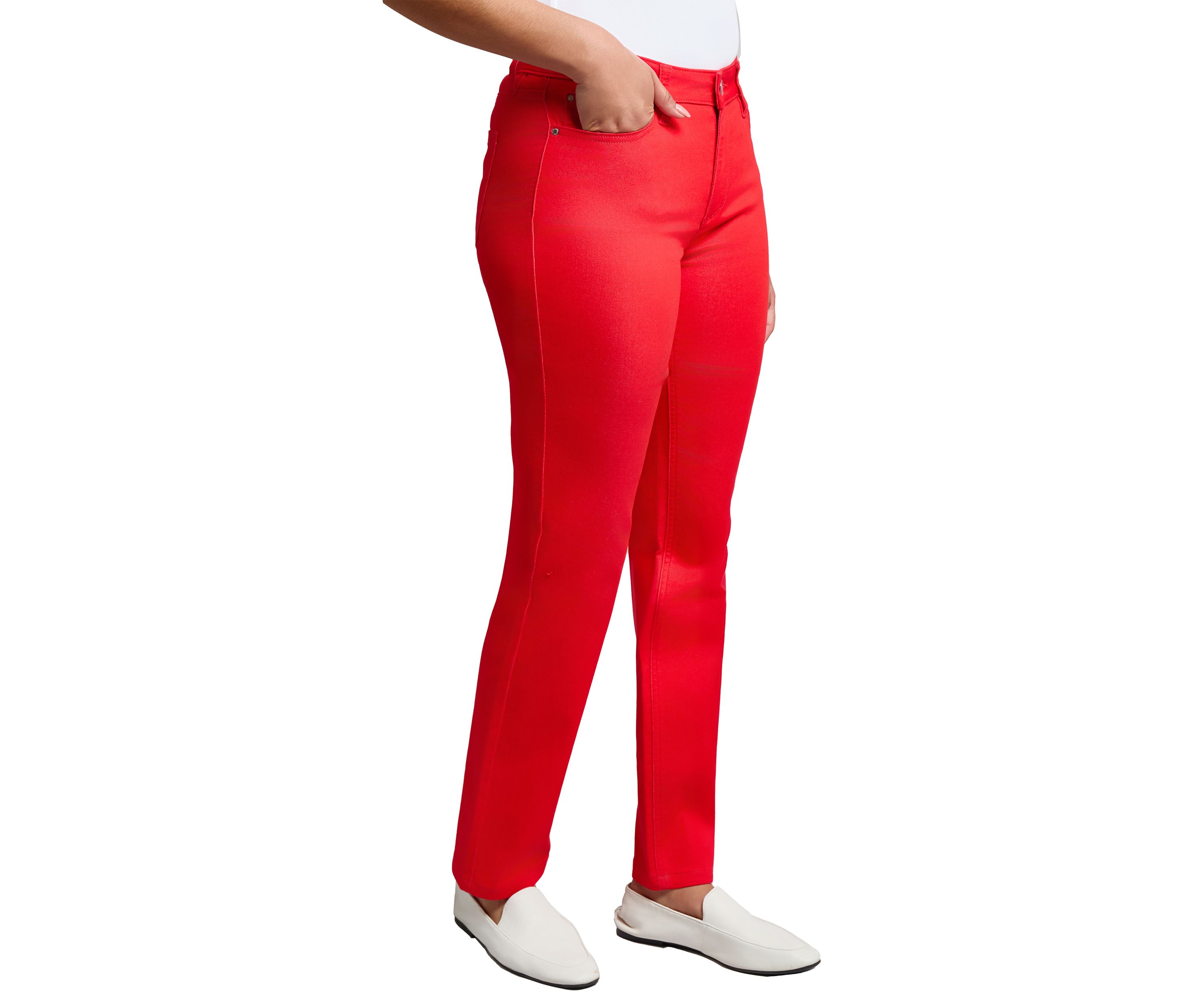 Petite Lexington Straight Jeans