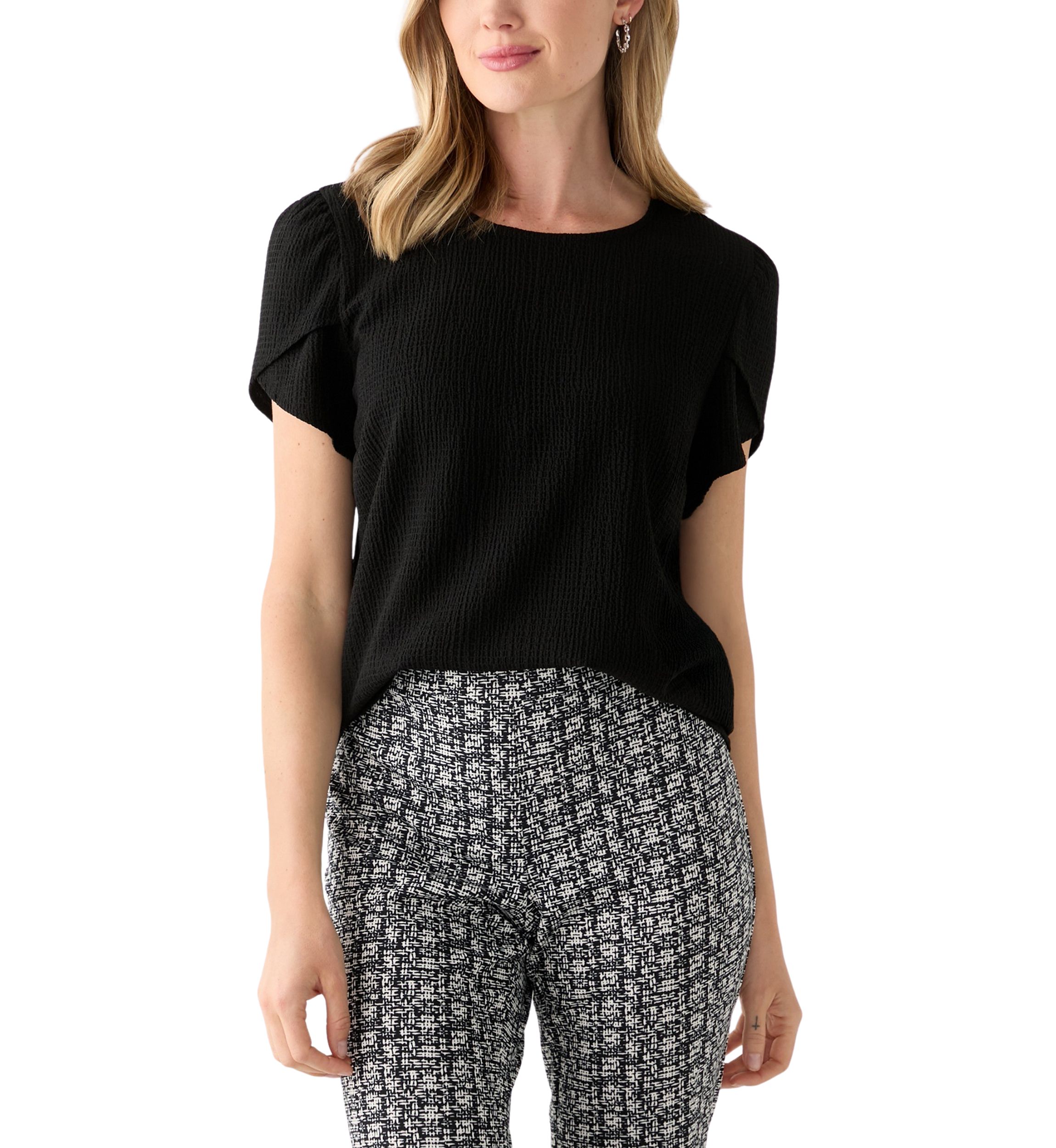 Petite Tulip Sleeve Blouse