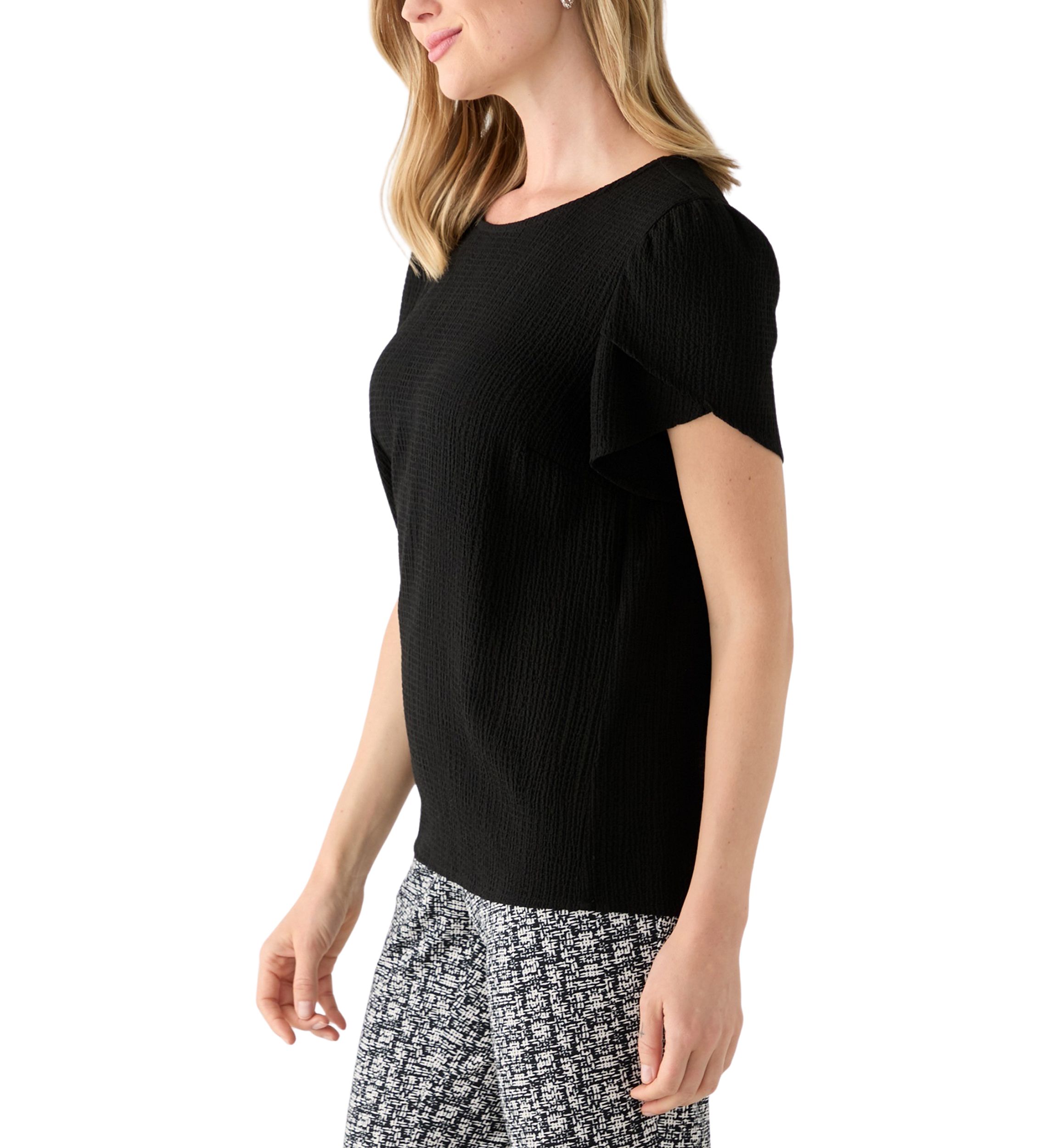 Petite Tulip Sleeve Blouse
