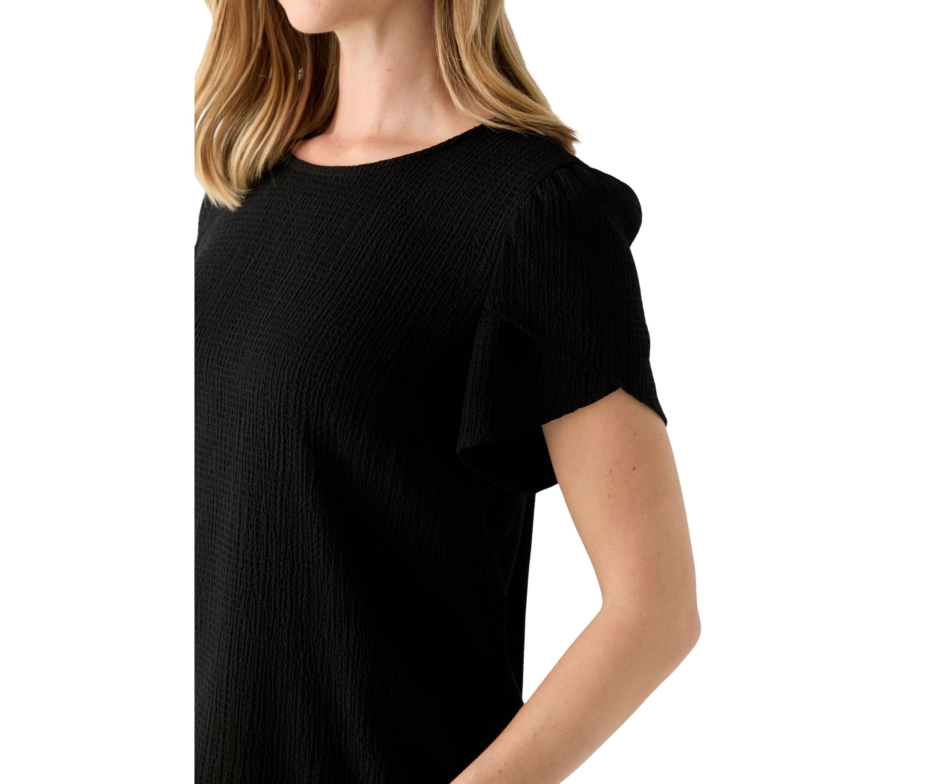 Petite Tulip Sleeve Blouse