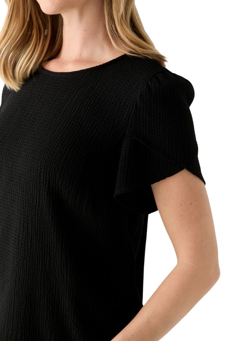 Petite Tulip Sleeve Blouse