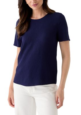 AK Anne Klein Women's Tulip Sleeve Top