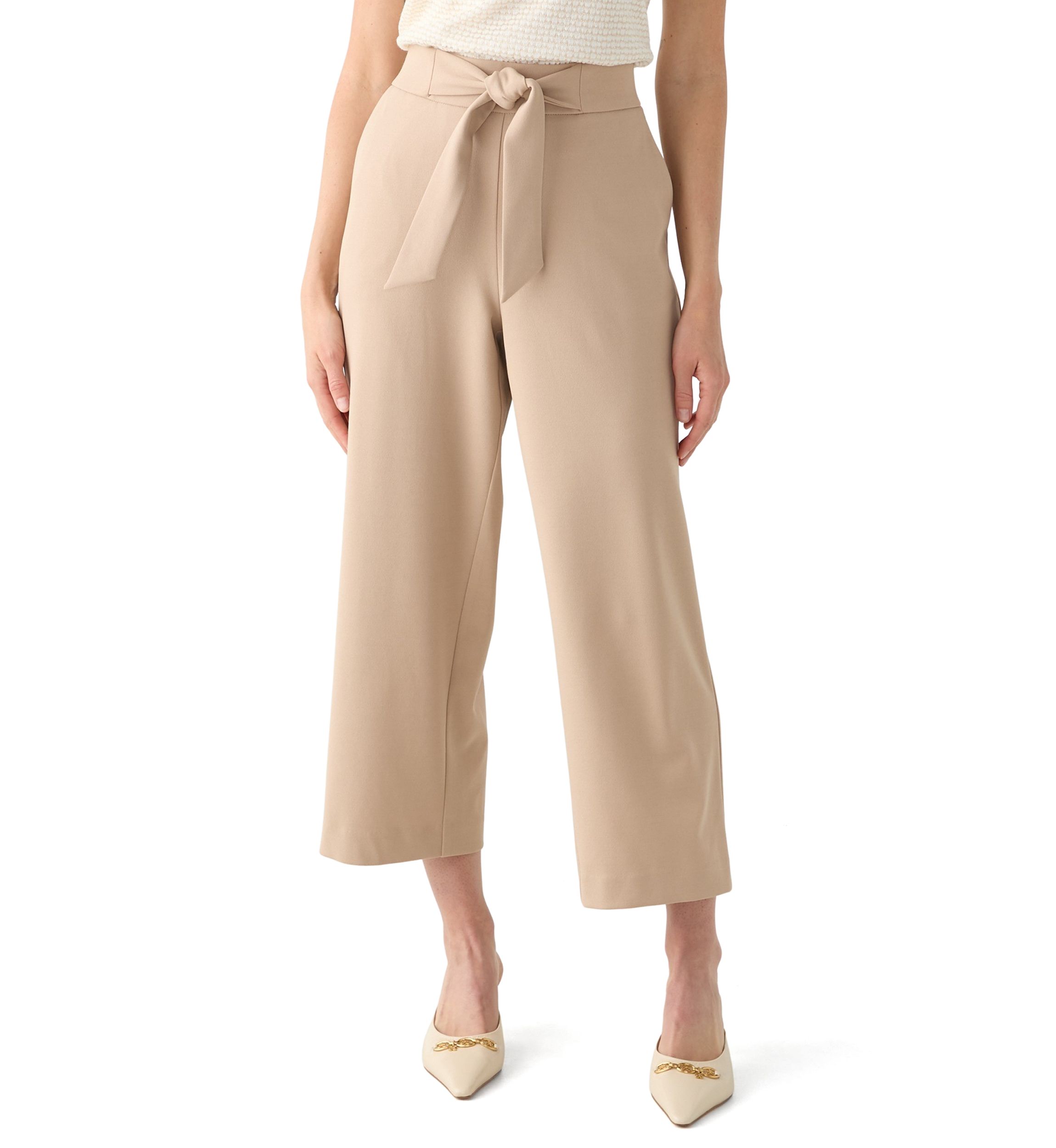 Petite Cropped Capri Pants