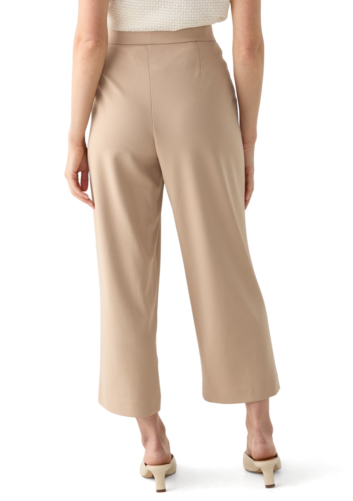 Petite Cropped Capri Pants