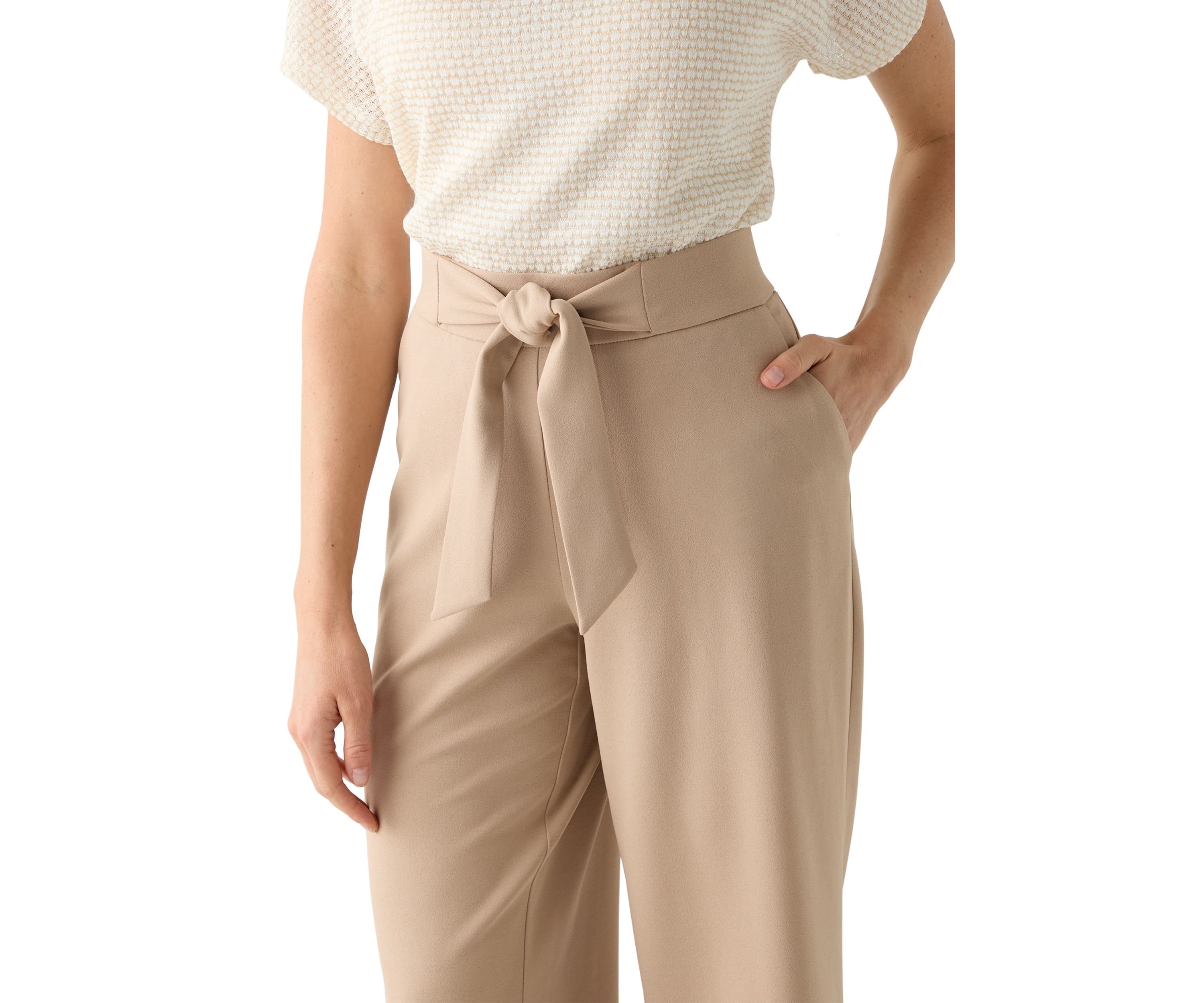 Petite Cropped Capri Pants