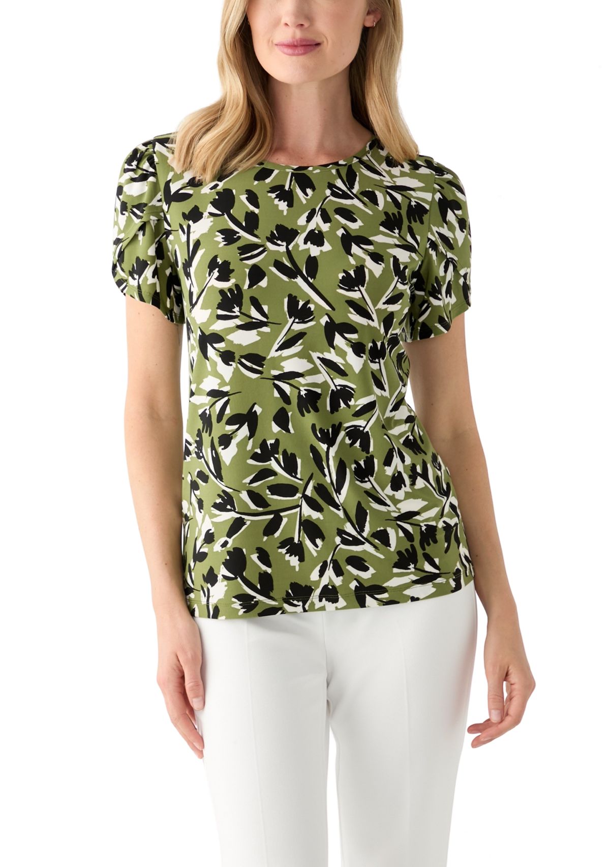 Petite Tulip Sleeve Top