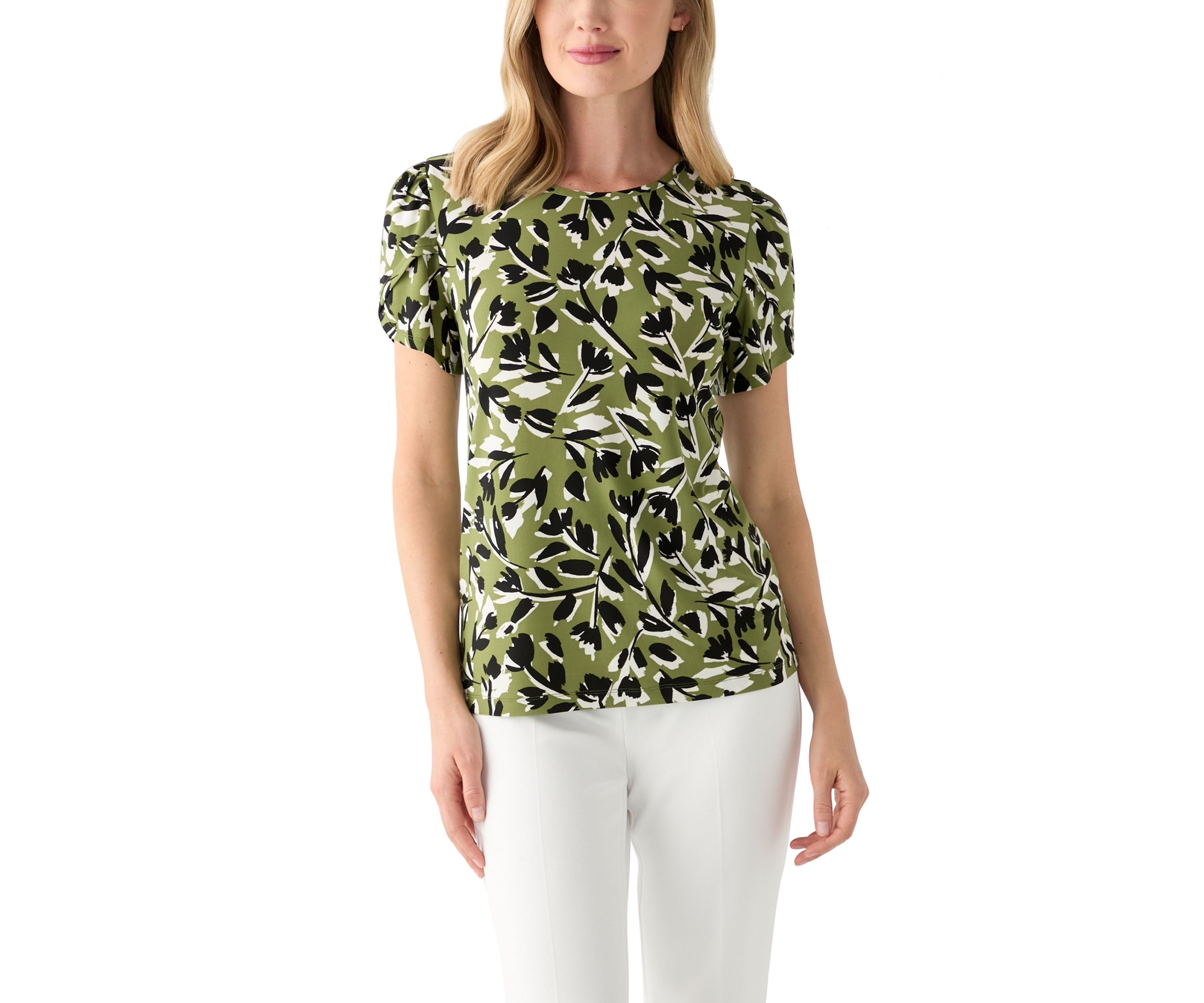 Petite Tulip Sleeve Top