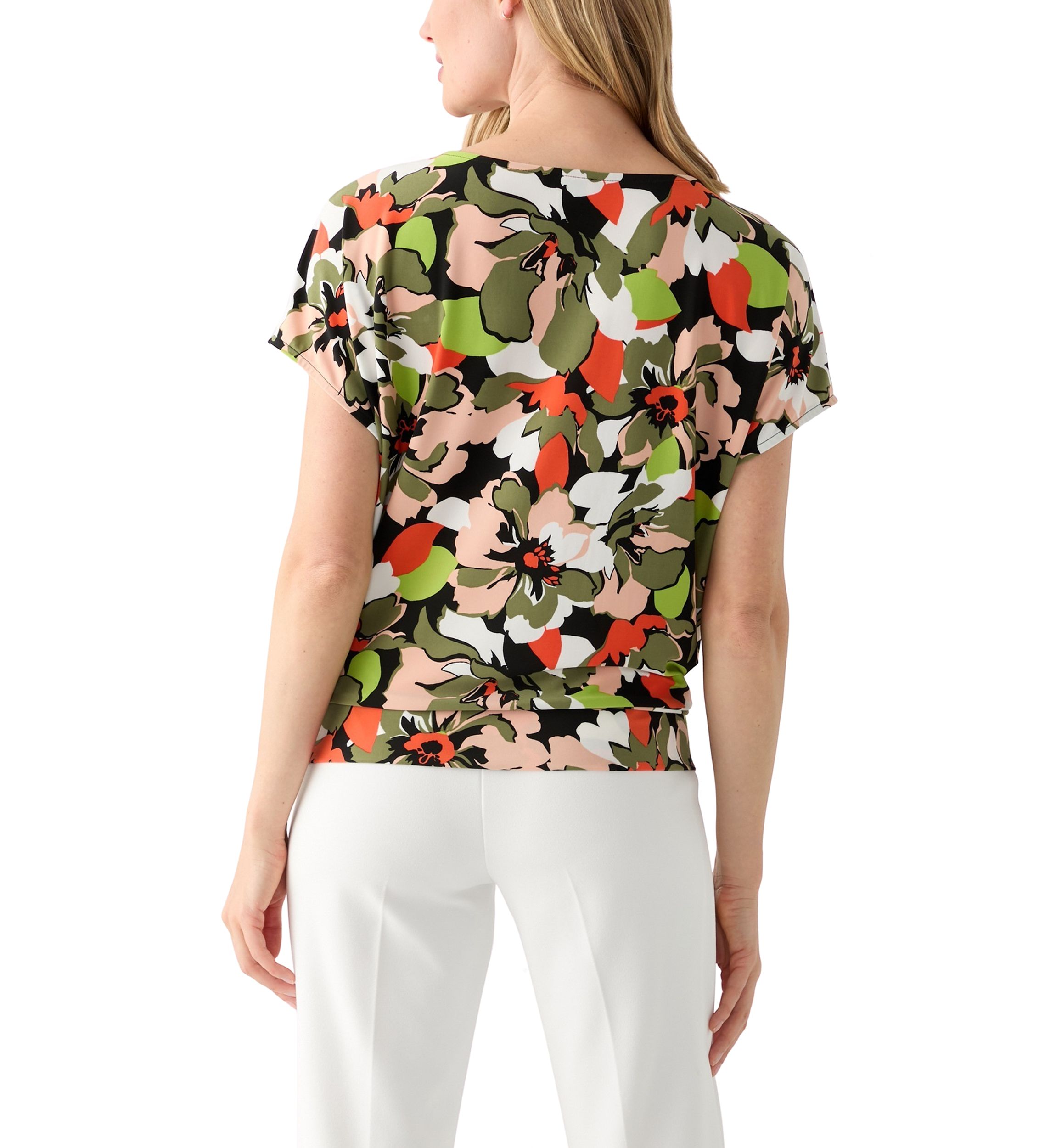 Petite Dolman Sleeve Banded Hem Top