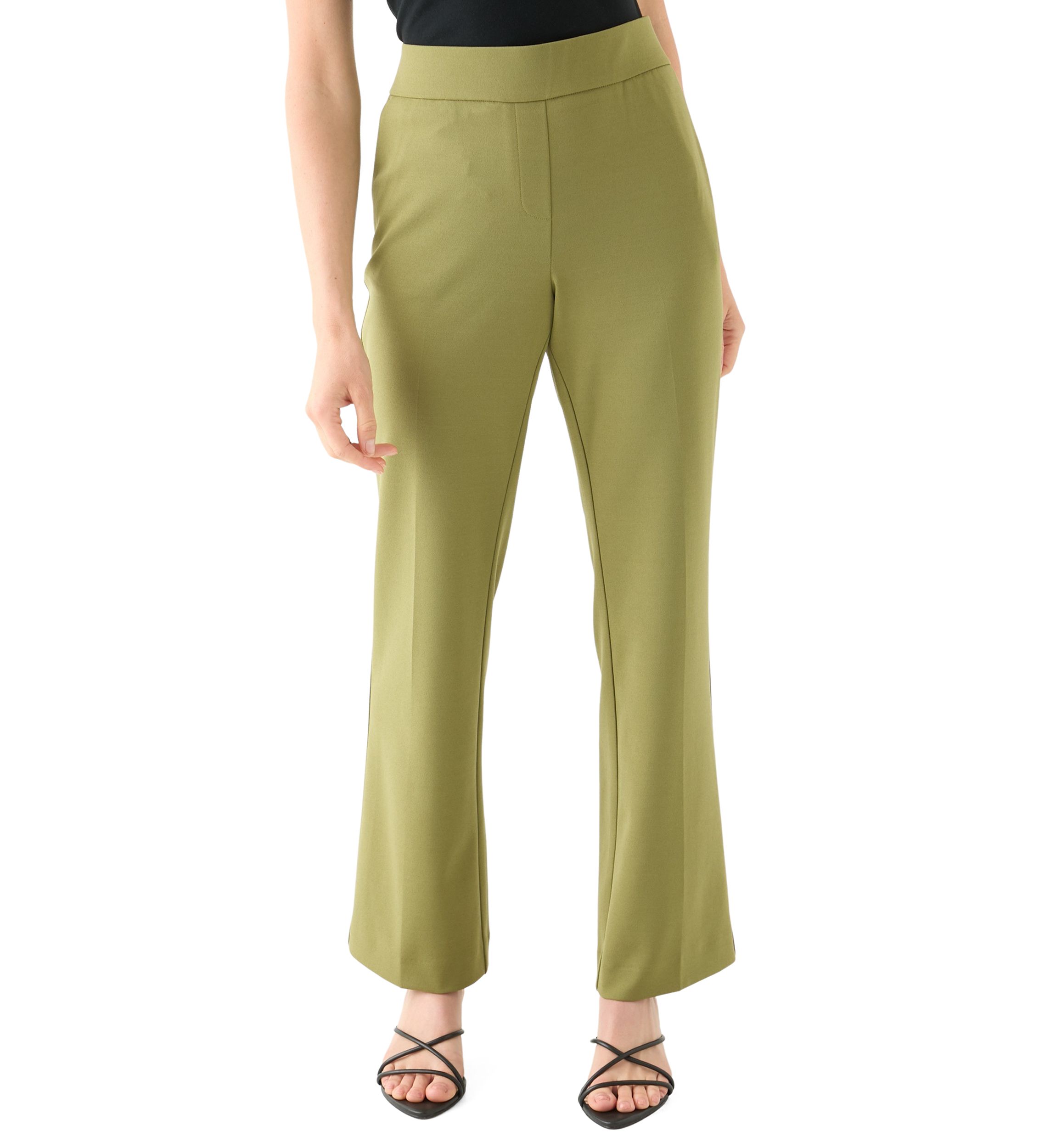 Petite Pull On Crepe Trousers