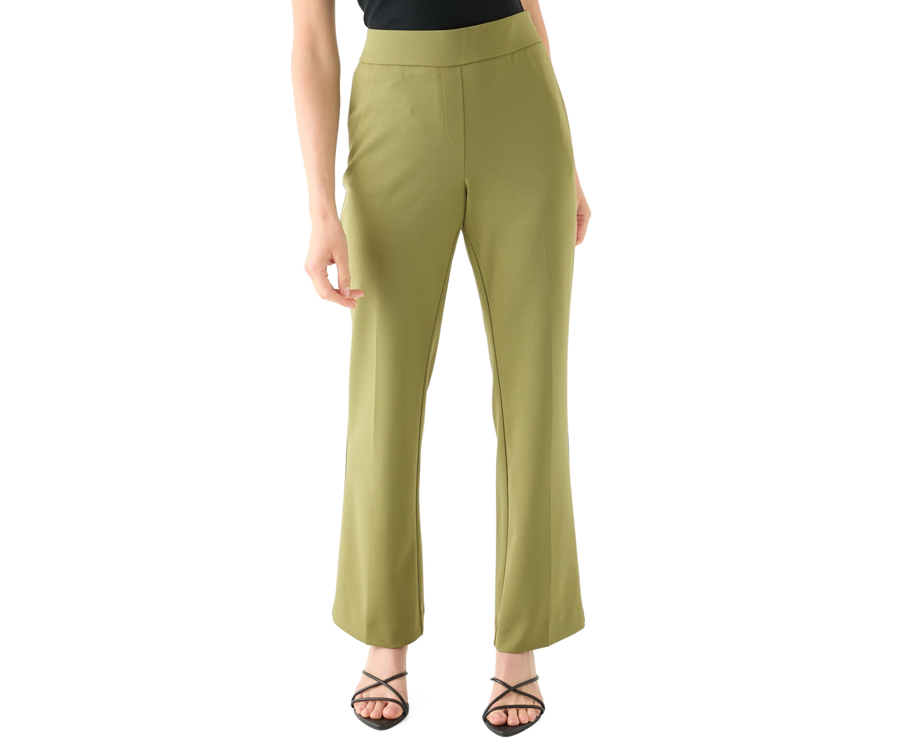 Petite Pull On Crepe Trousers