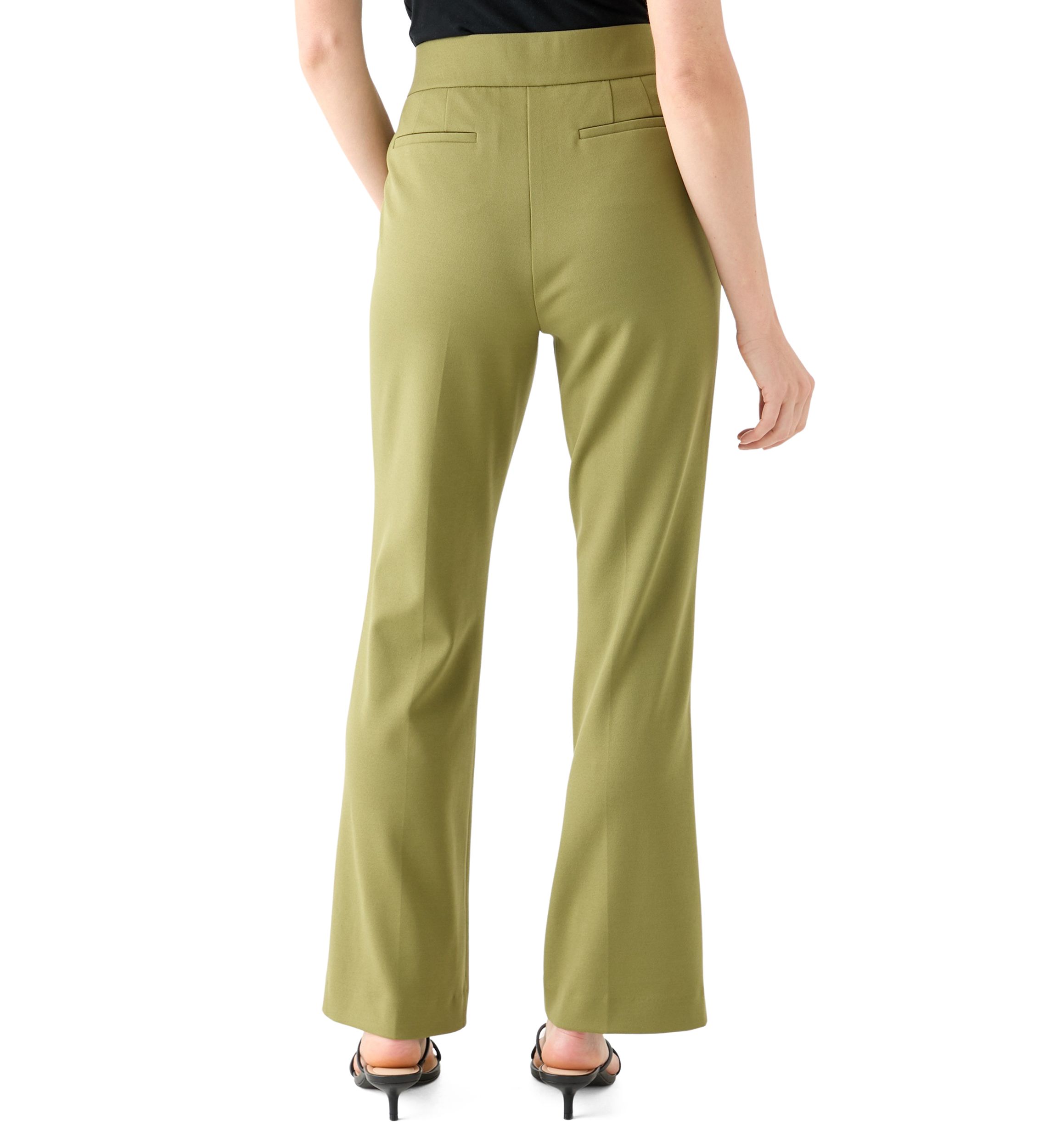 Petite Pull On Crepe Trousers