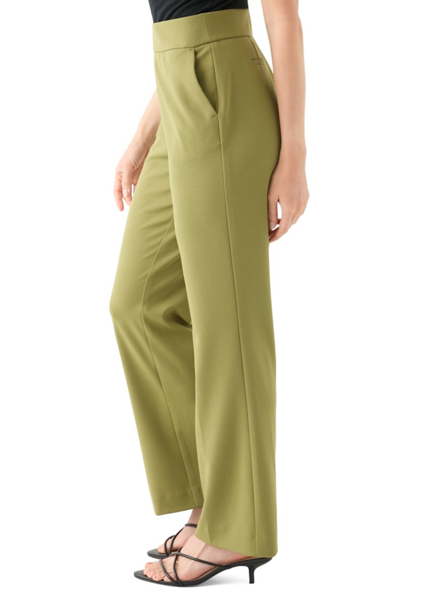 Petite Pull On Crepe Trousers