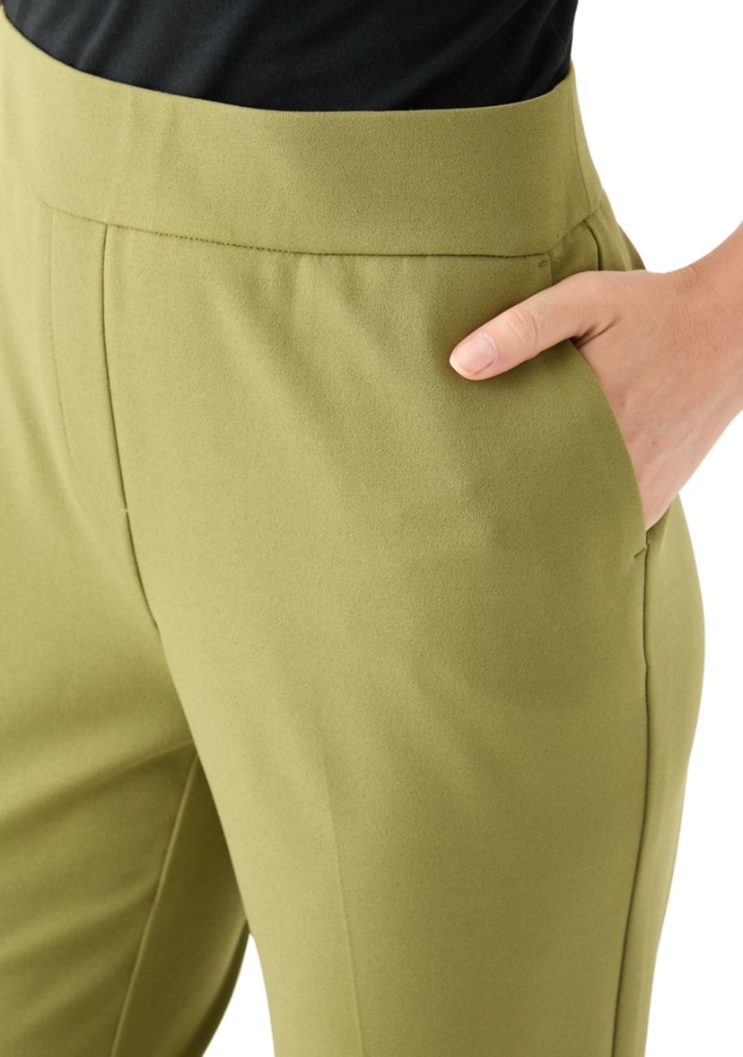 Petite Pull On Crepe Trousers