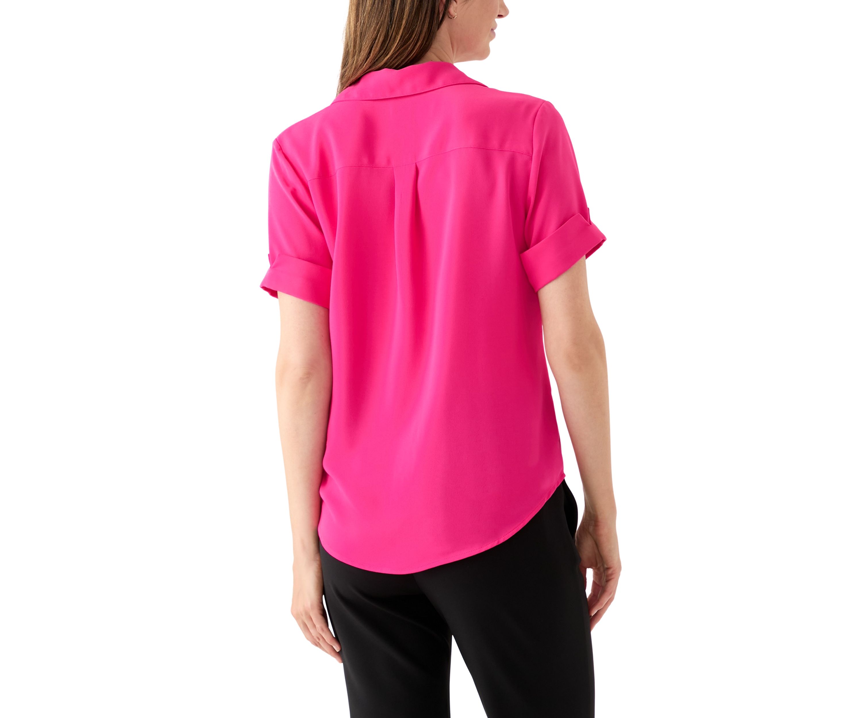 Womens Button Front Top