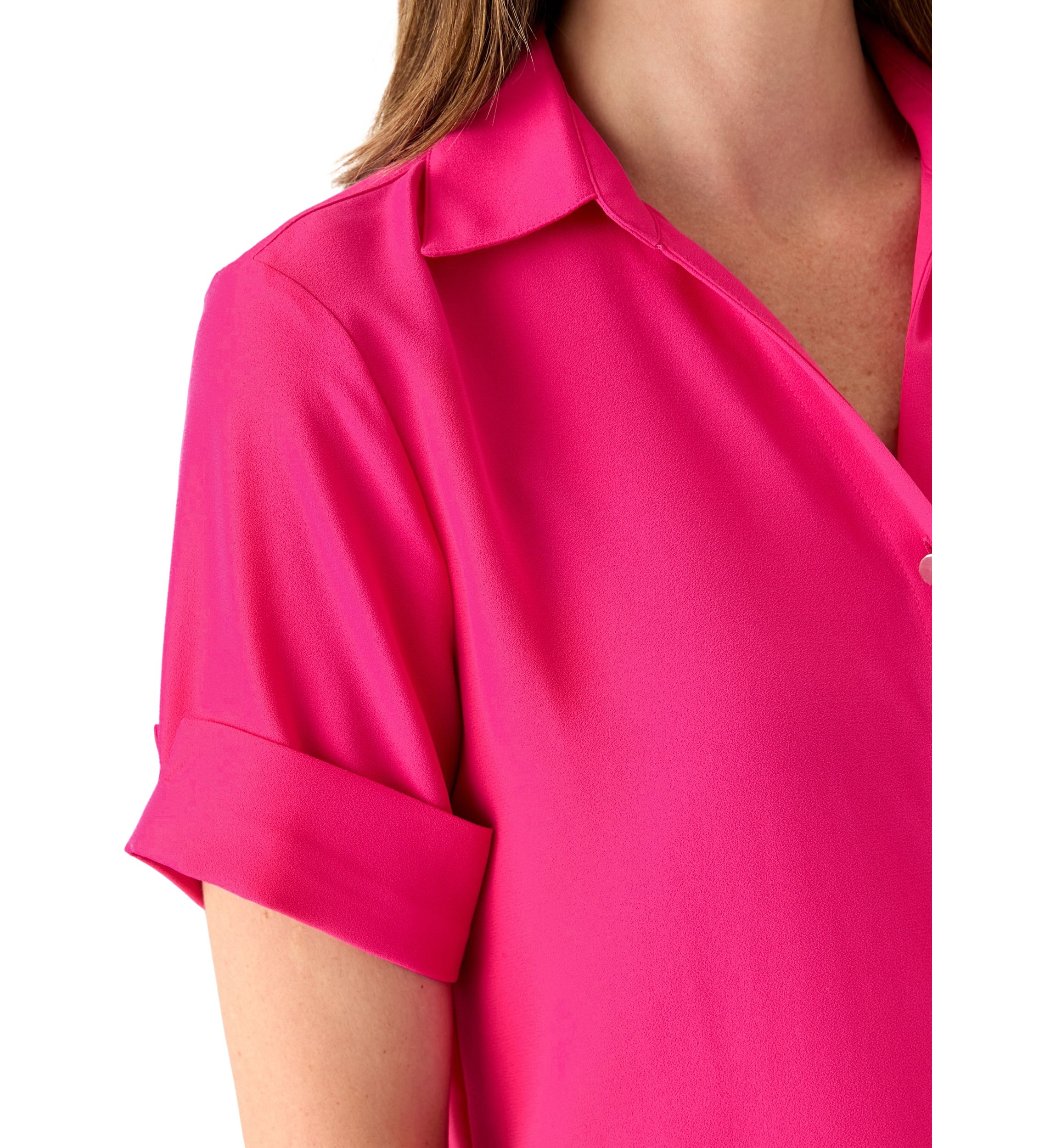 Womens Button Front Top