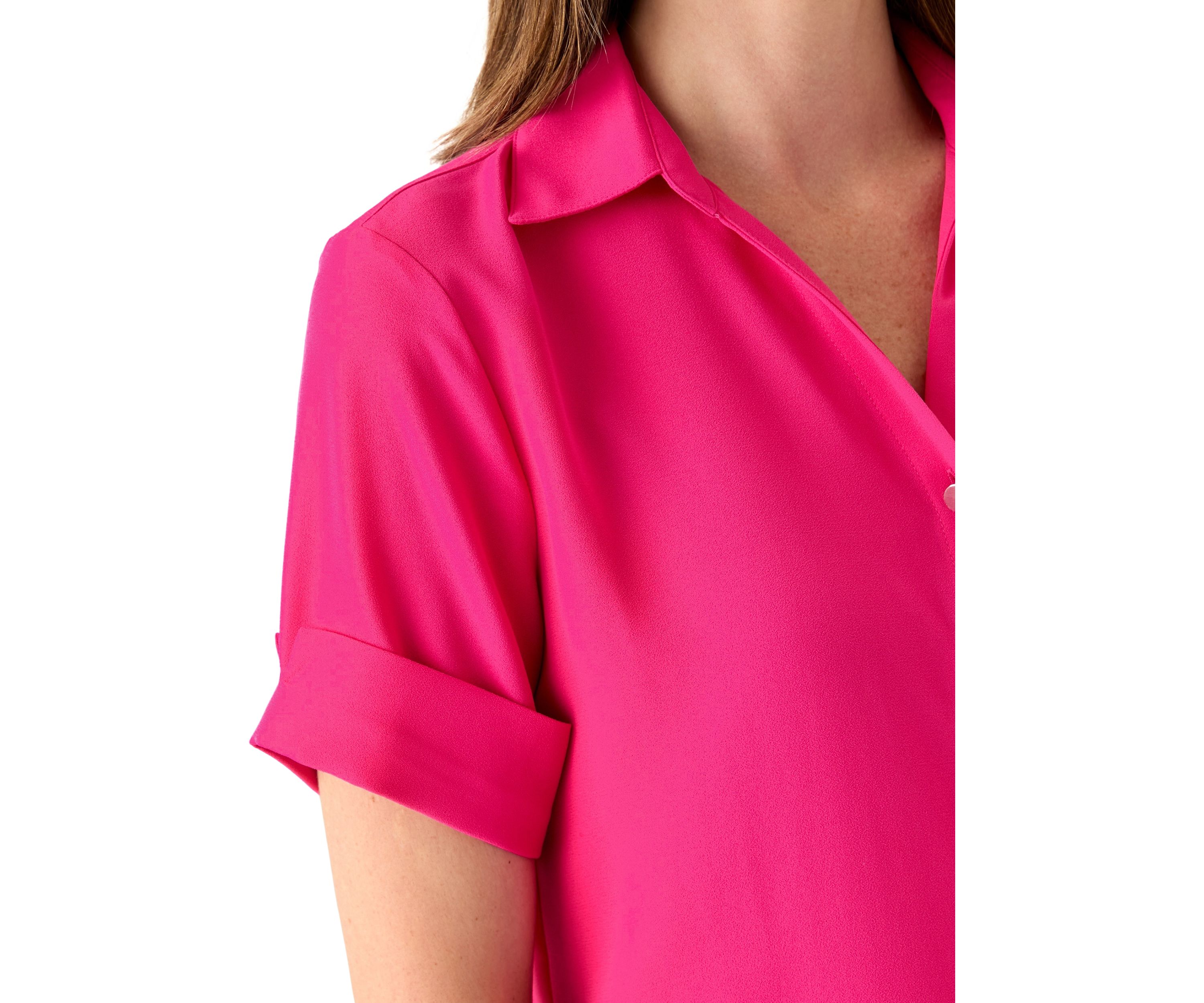 Womens Button Front Top
