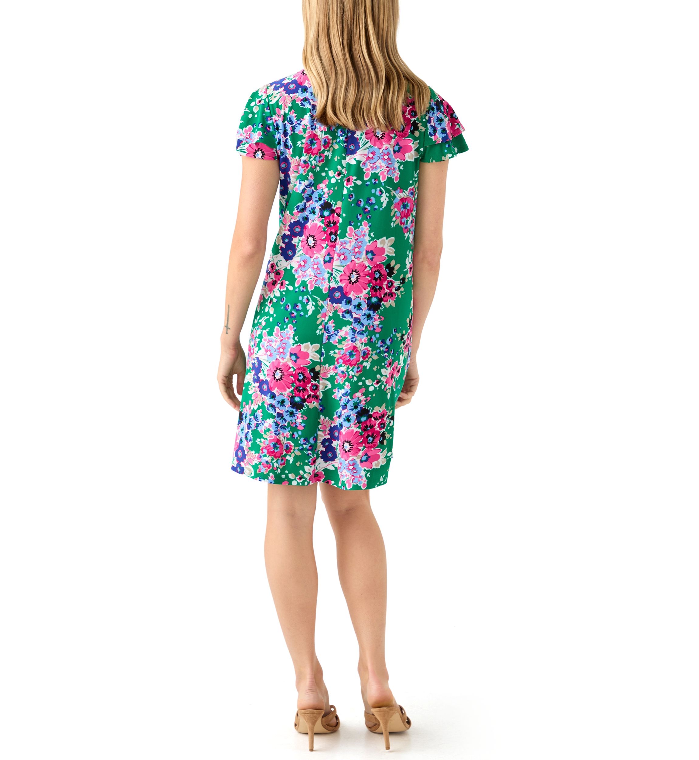 Petite Printed Mini Dress