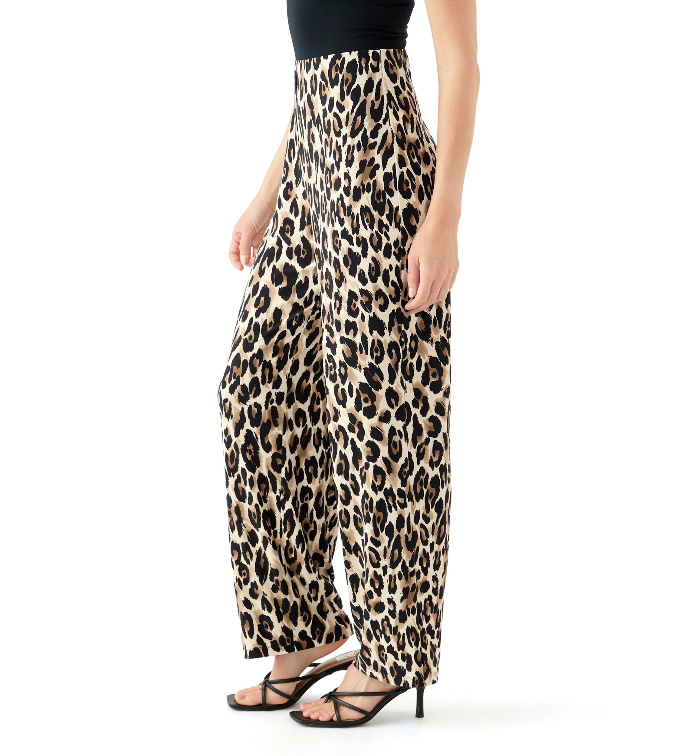 Petite Pull On Wide Leg Pants